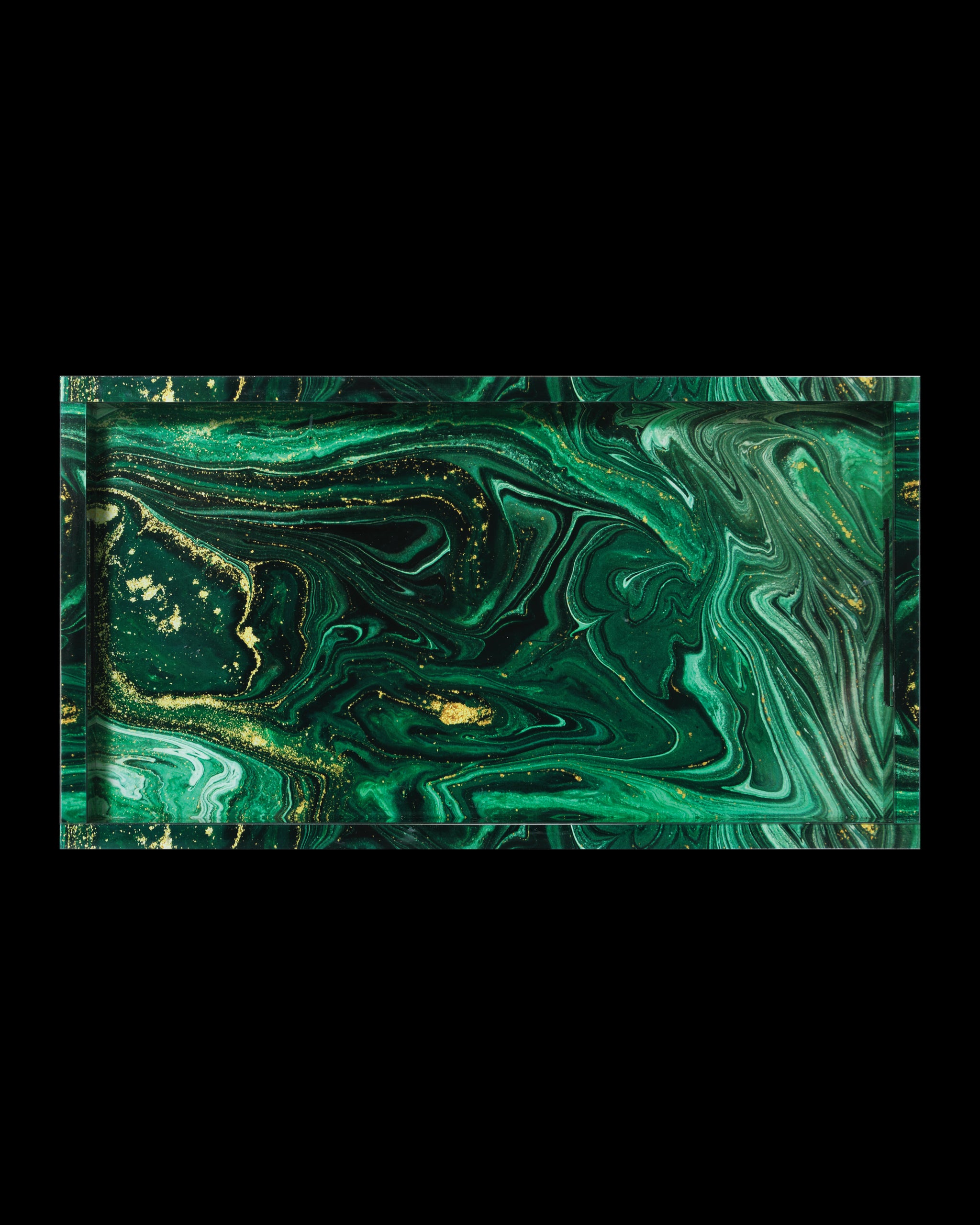 Currey & Company Interstellar Green Tray