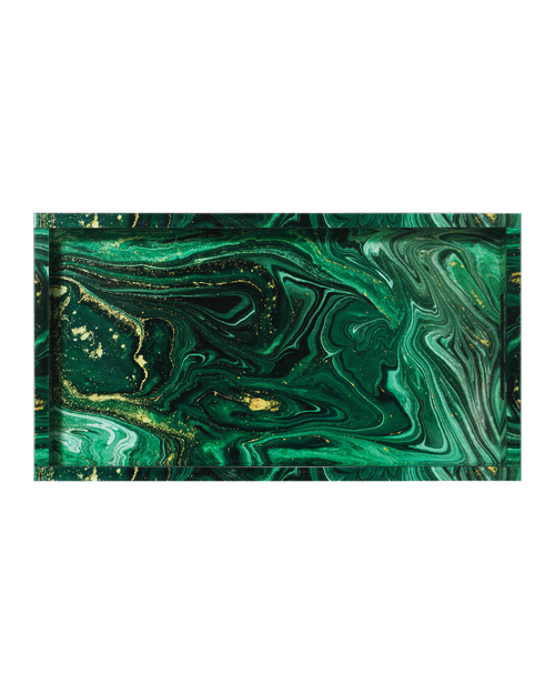 Currey & Company Interstellar Green Tray