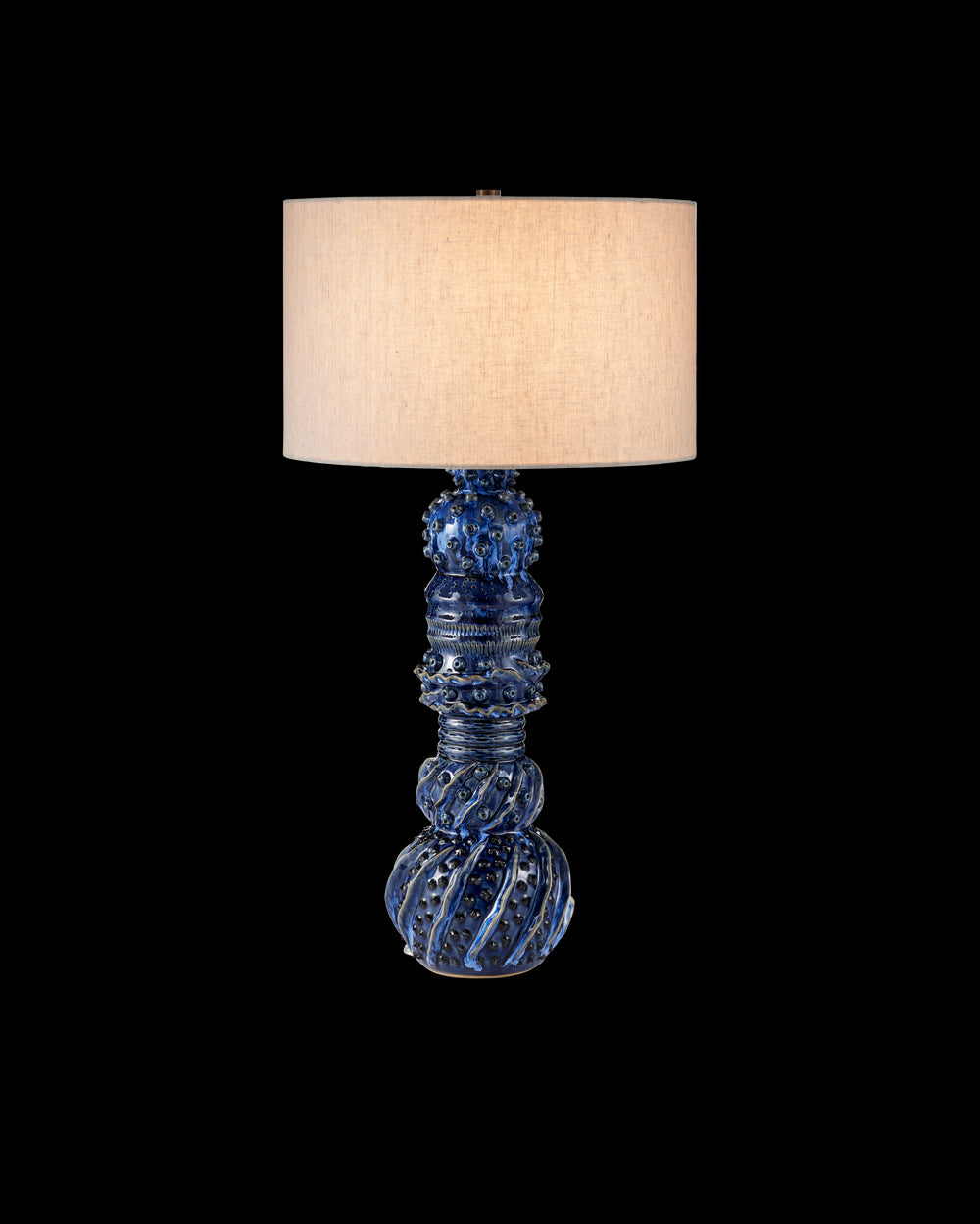 Currey & Company Undersea Dark Blue Table Lamp
