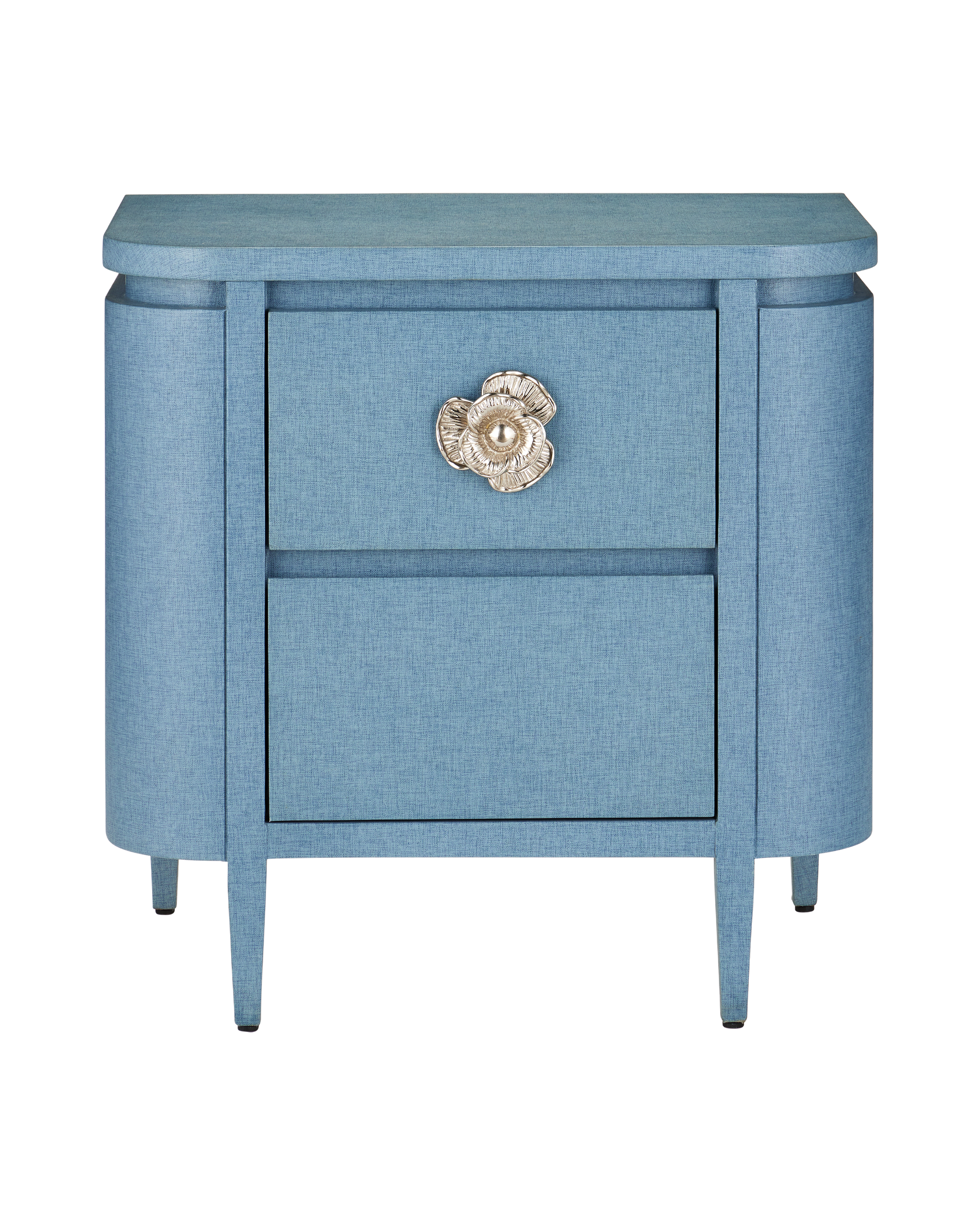 Currey & Company Briallen Blue Nightstand