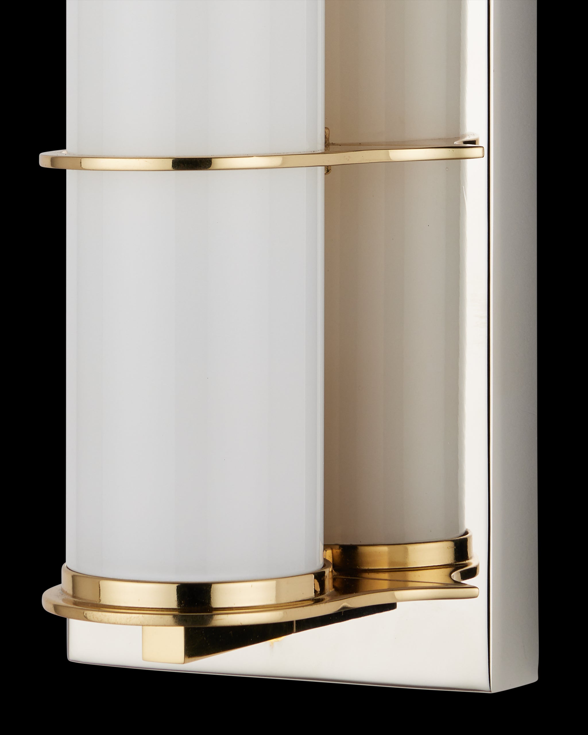 Currey & Company Blaine Nickel Bath Wall Sconce
