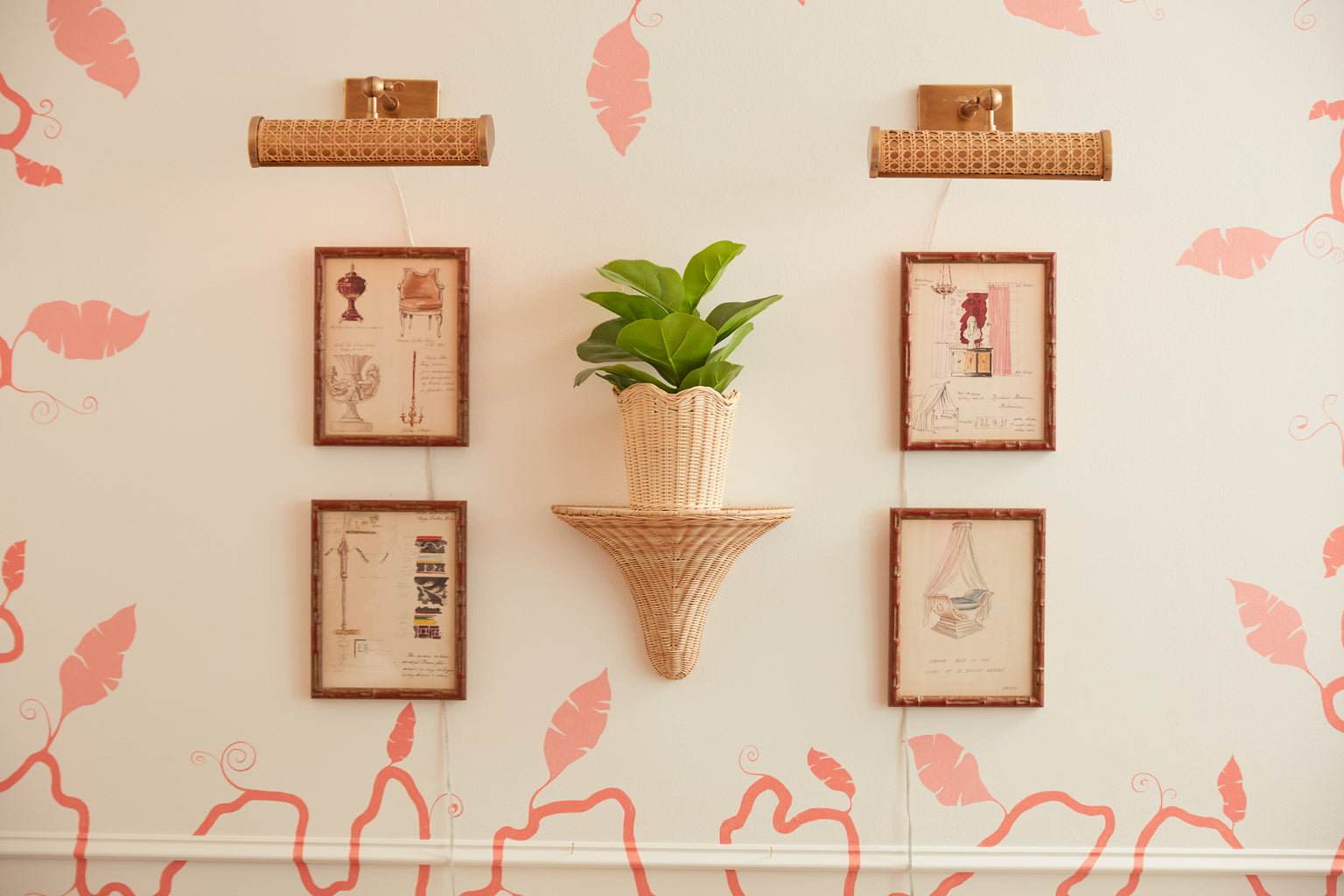 Chelsea House Amanda Lindroth Cane Picture Light