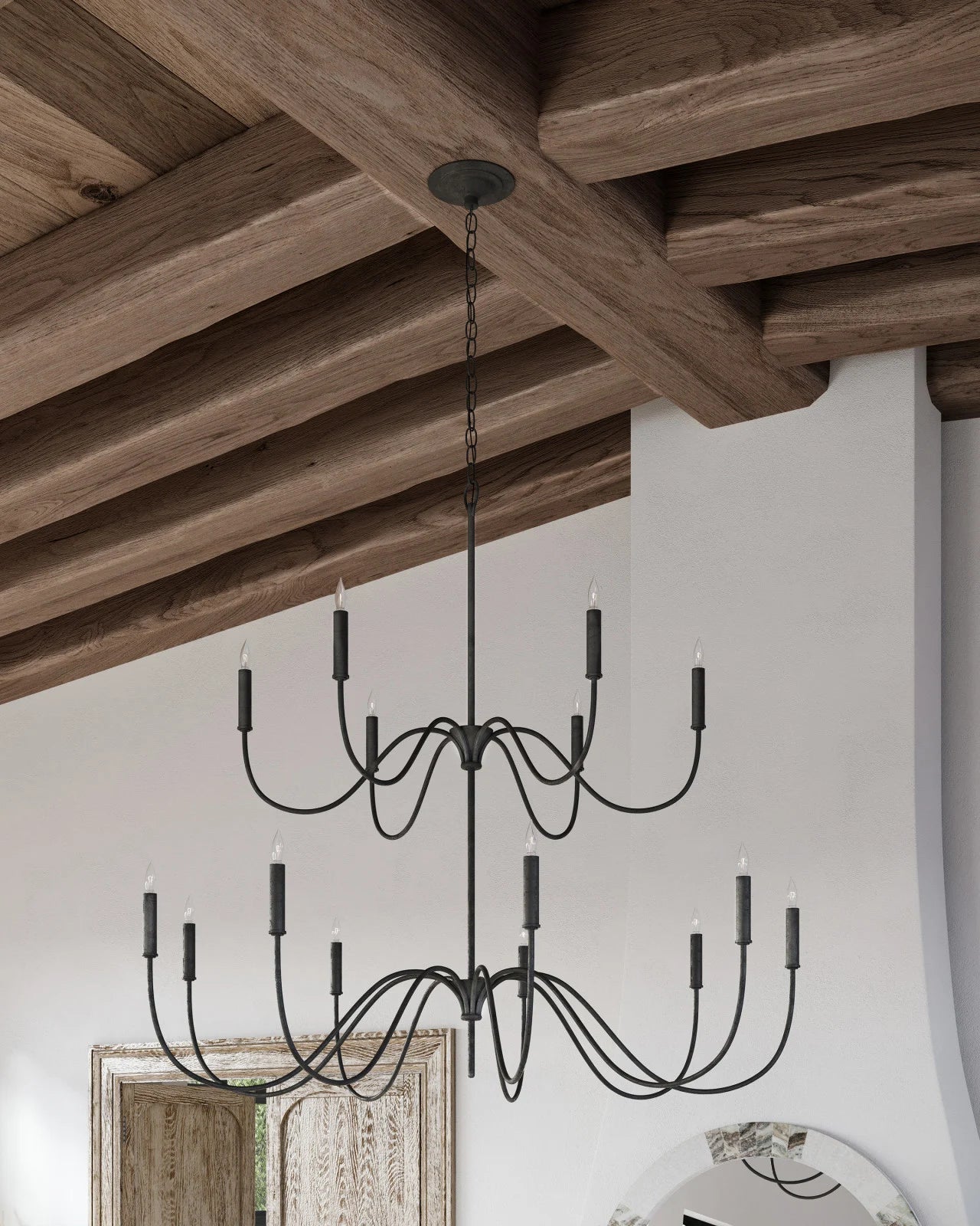 Currey and Company - Tirrell Medium Chandelier