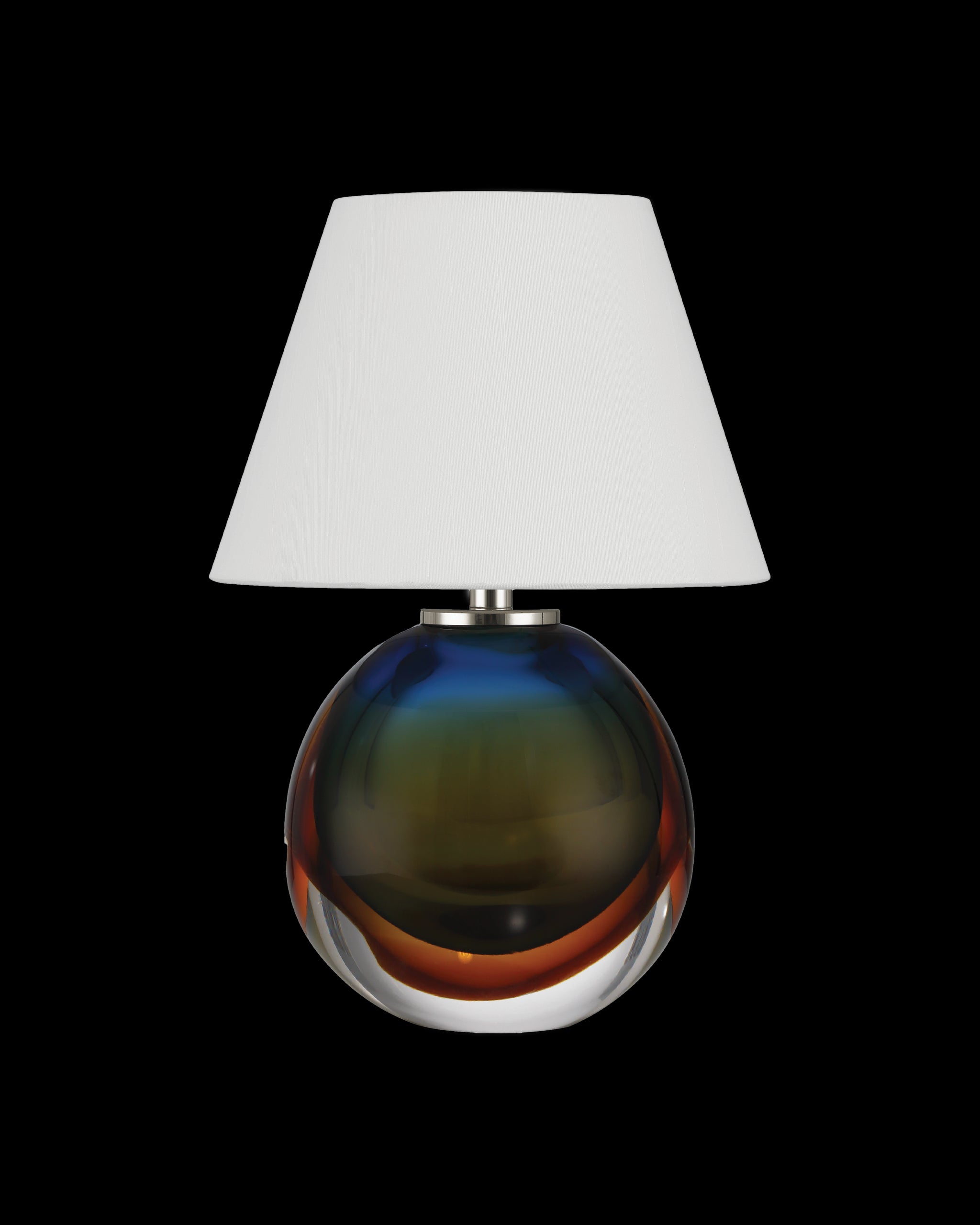 Currey & Company Voyage Nickel Cordless Table Lamp