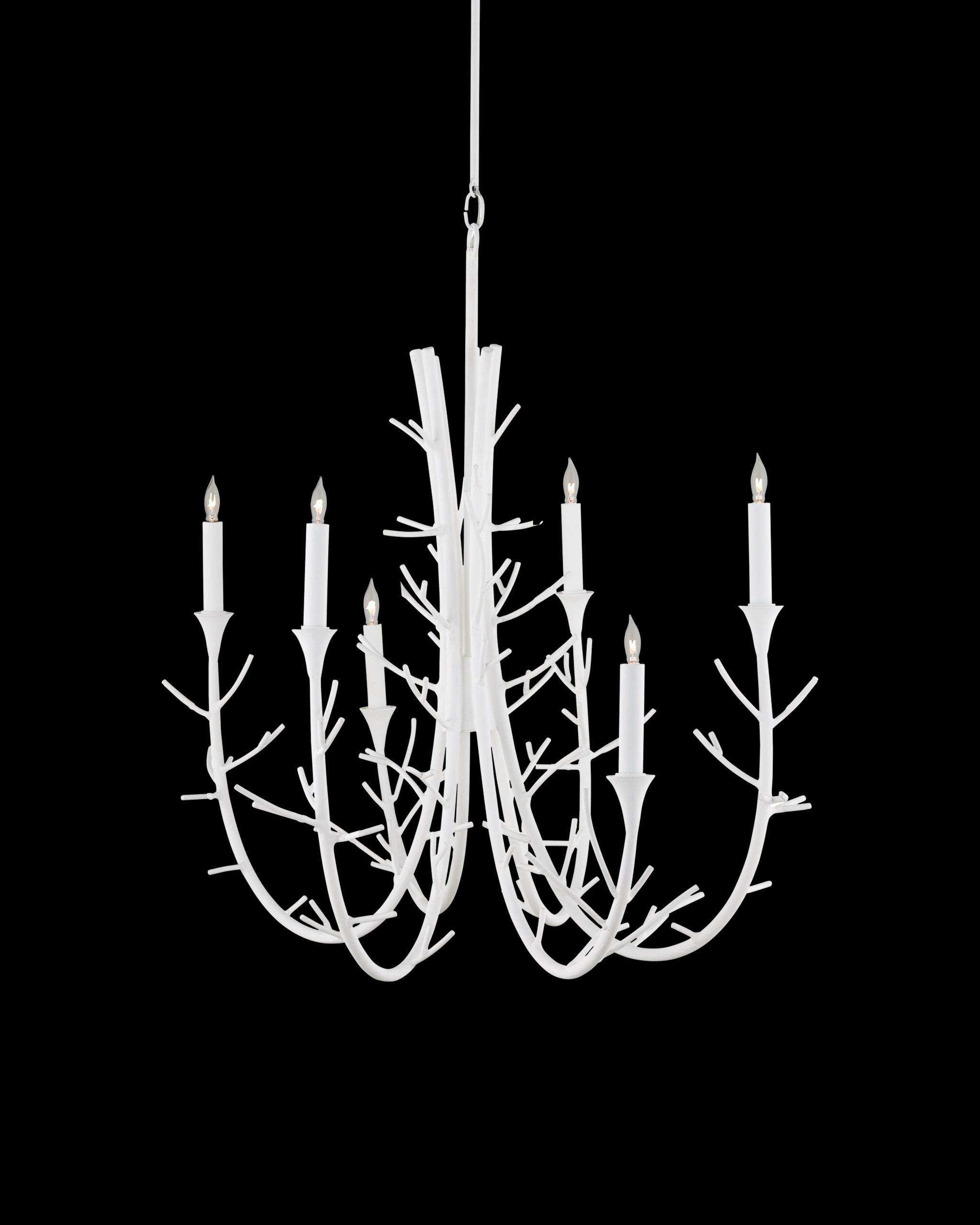 Currey & Company Twiggy Oval Chandelier