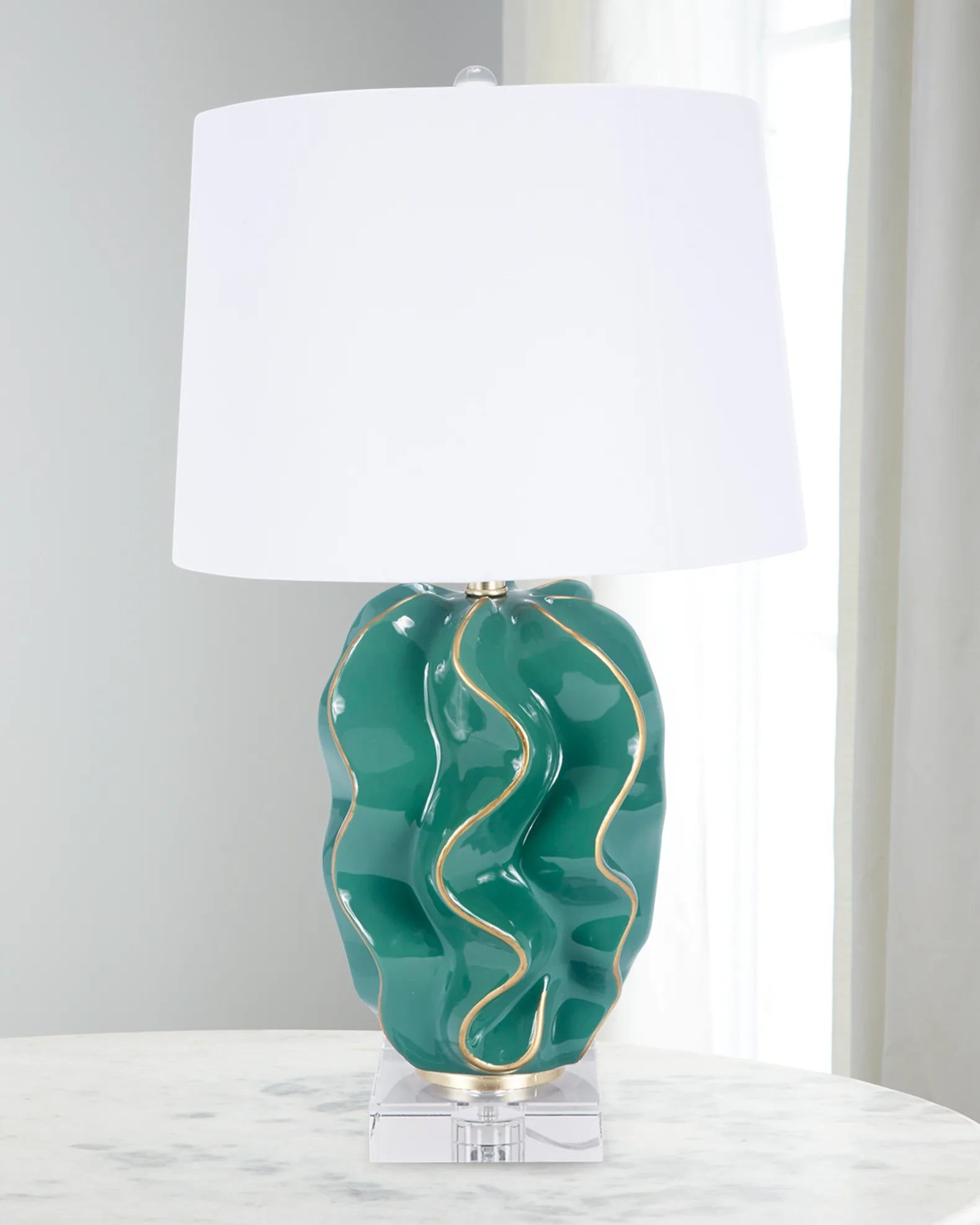Old World Designs Hannah Wave Lamp
