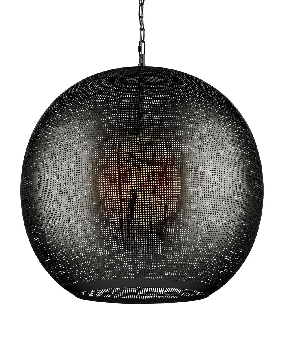 Currey & Company Buckram 24" 1 Light Orb Pendant