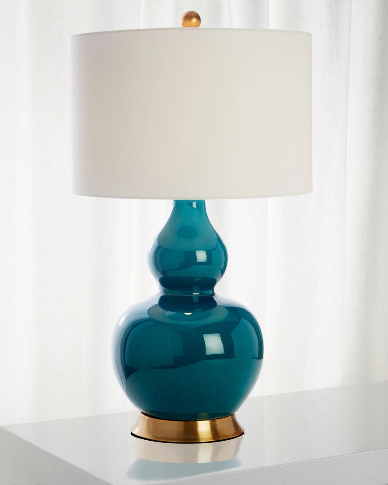 Emerald Green Table Lamp by Old World Designs