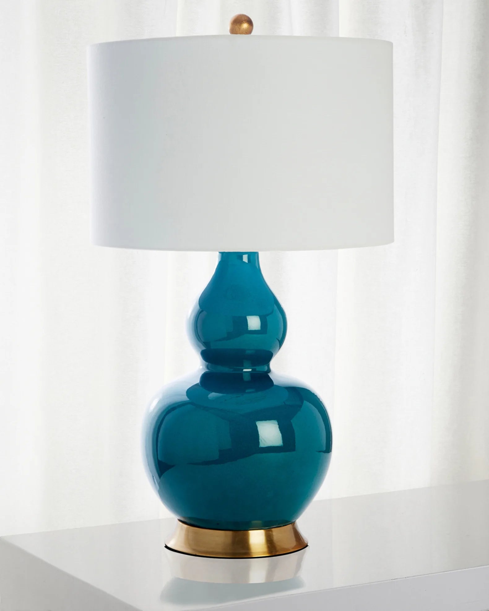 Emerald Green Table Lamp by Old World Designs