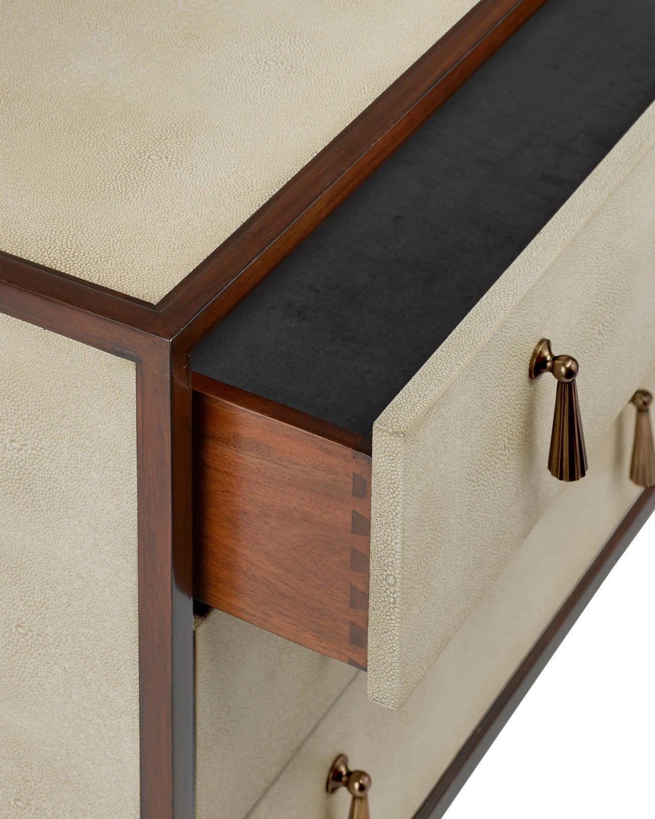 Currey and Company Evie Shagreen Chest