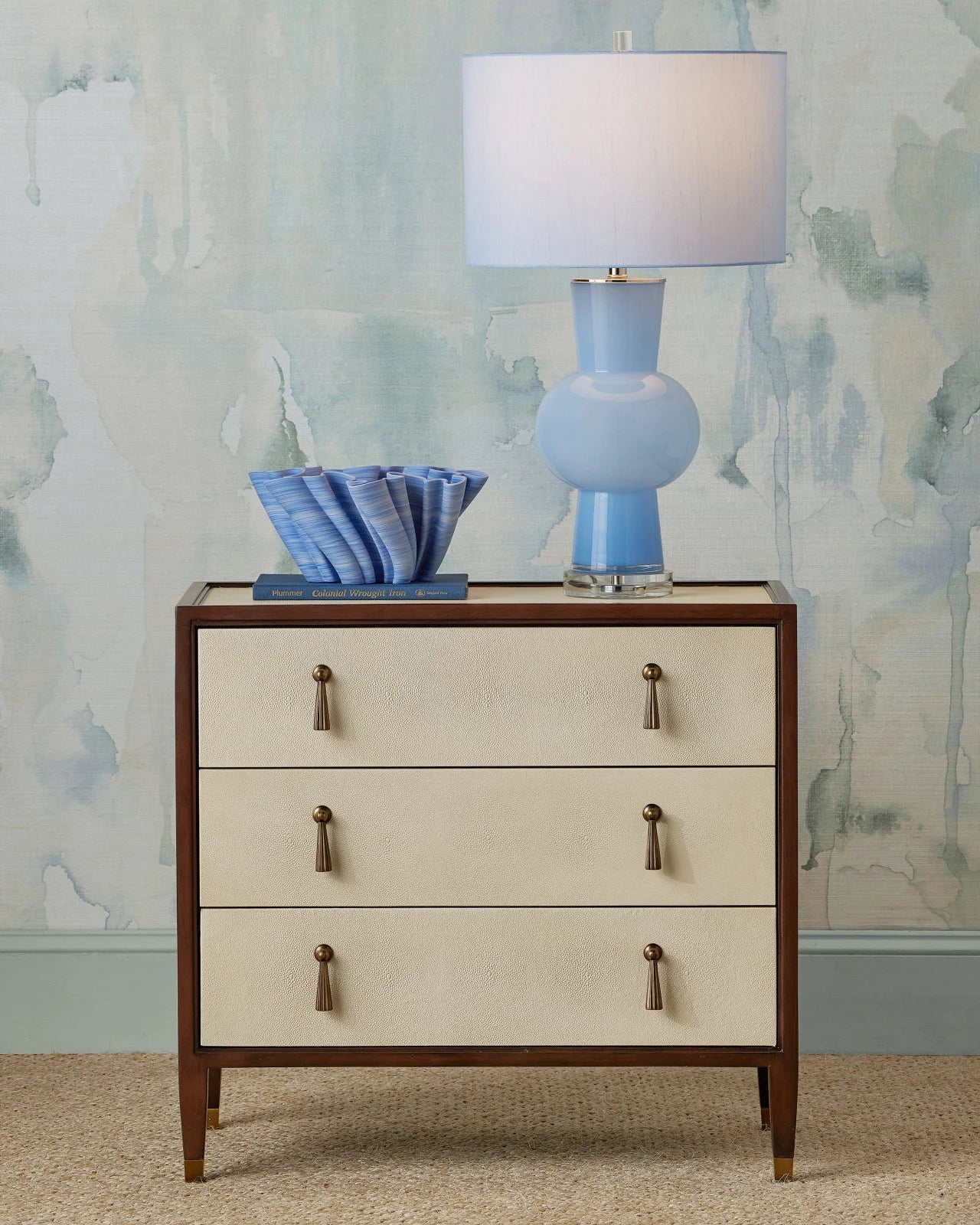 Currey and Company Evie Shagreen Chest