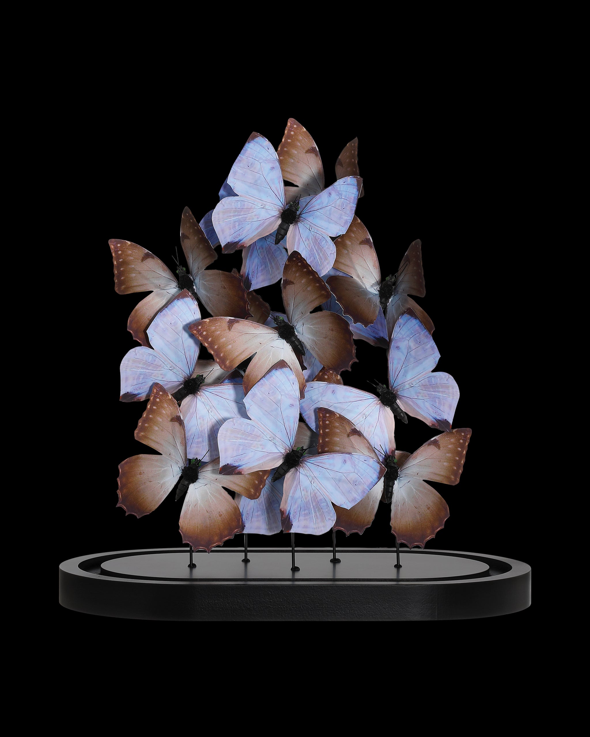 Currey & Company Rue De Bac Lilac Large Butterflies