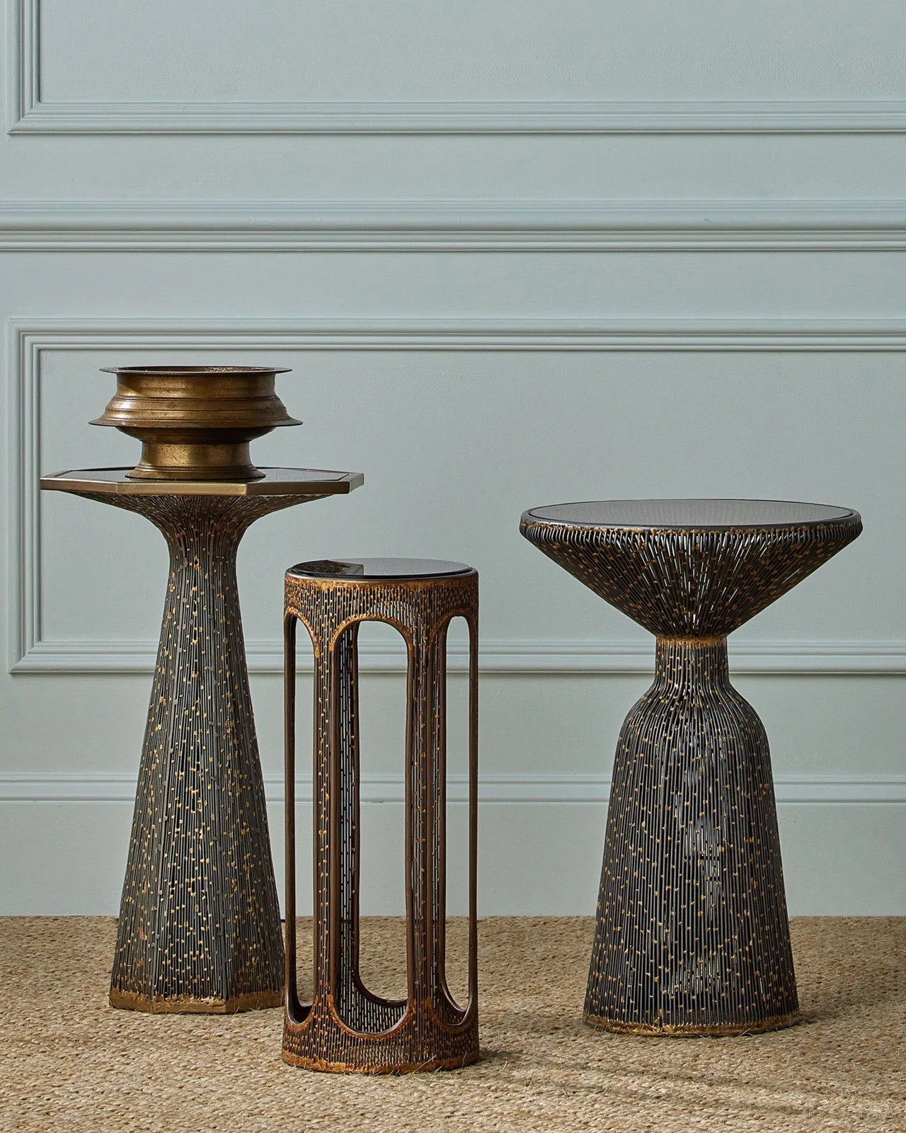 Currey & Company 22.25" Capella Metal Accent Table