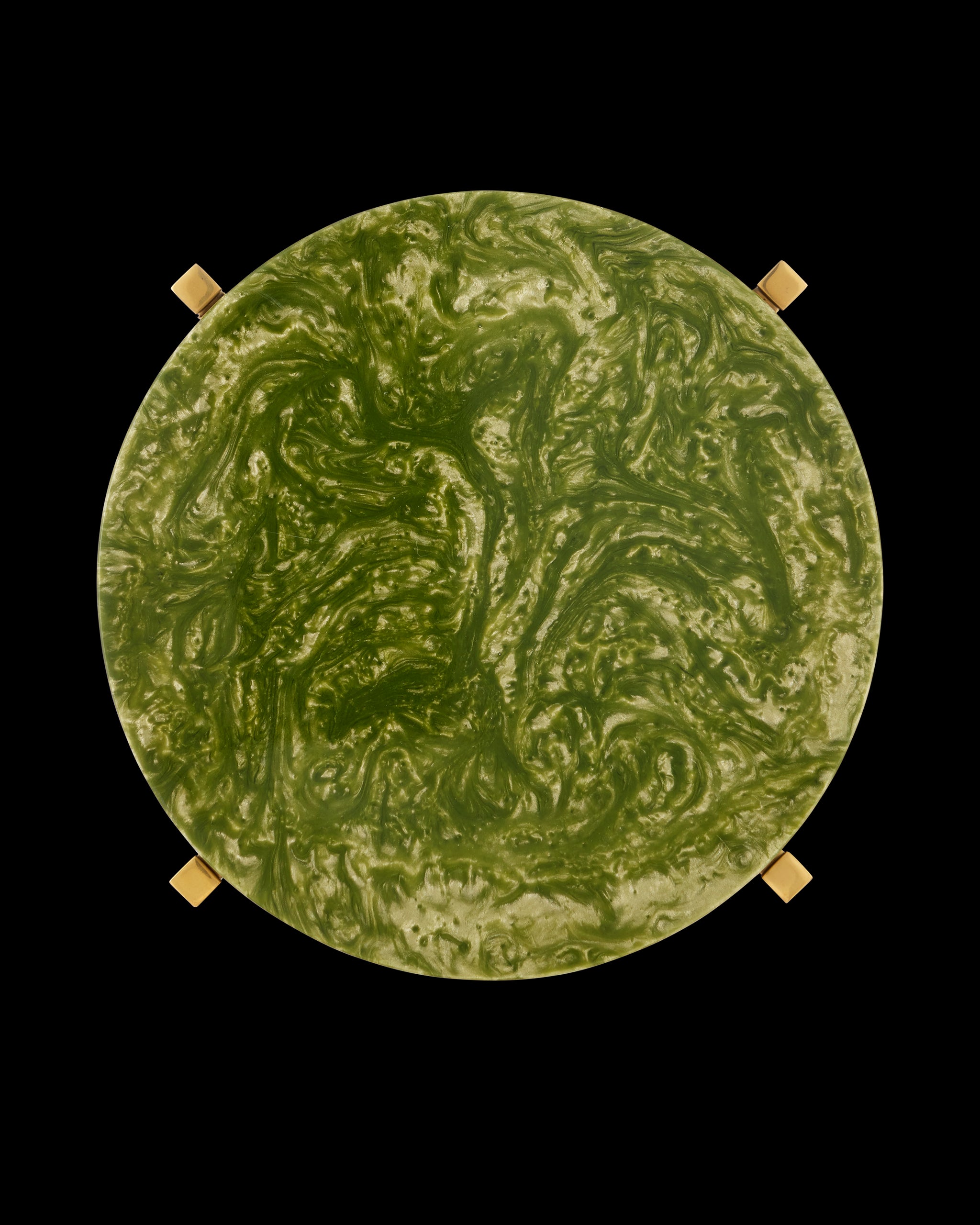 Currey & Company Rina Green Drinks Table