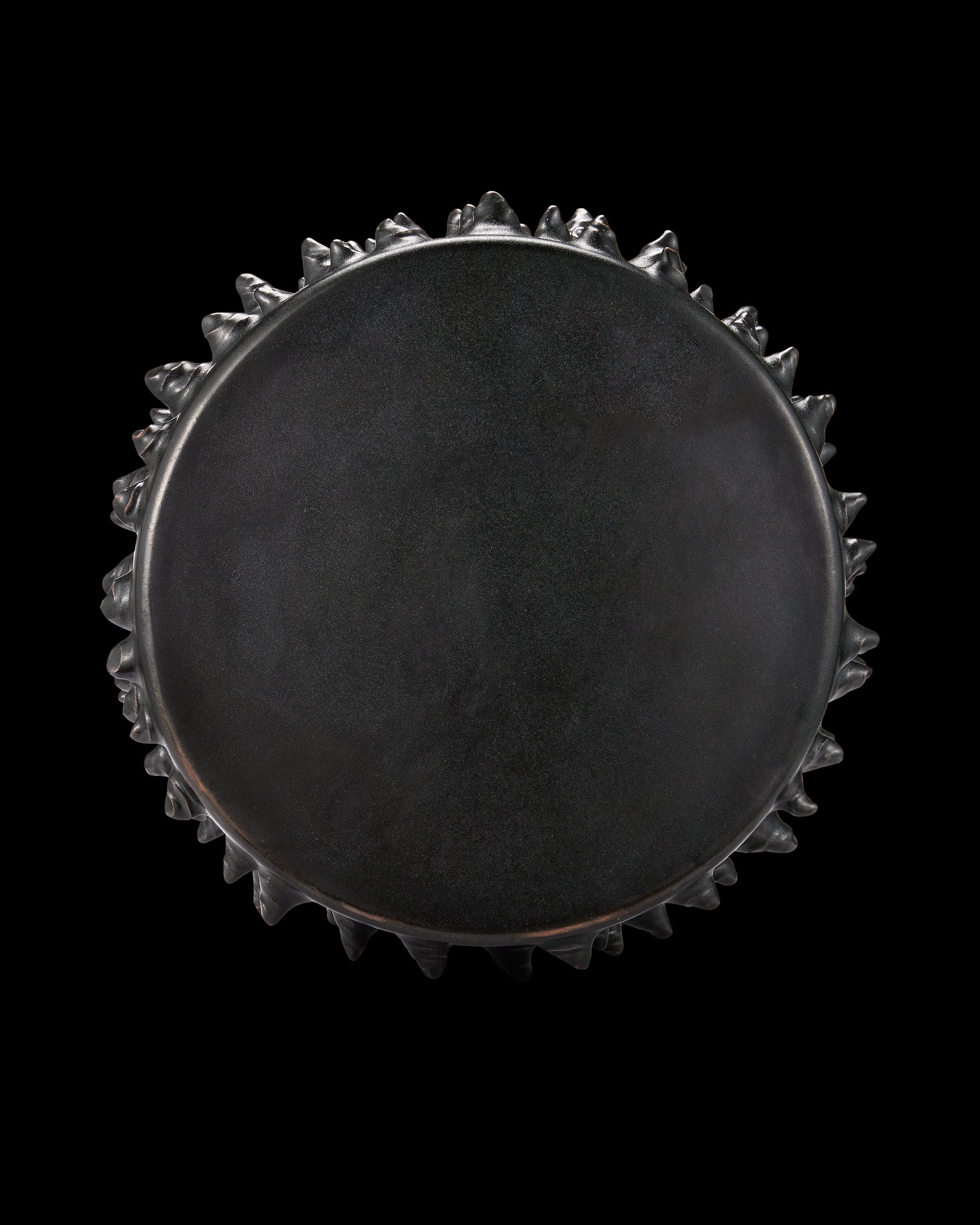 Currey & Company Baltz Black Accent Table