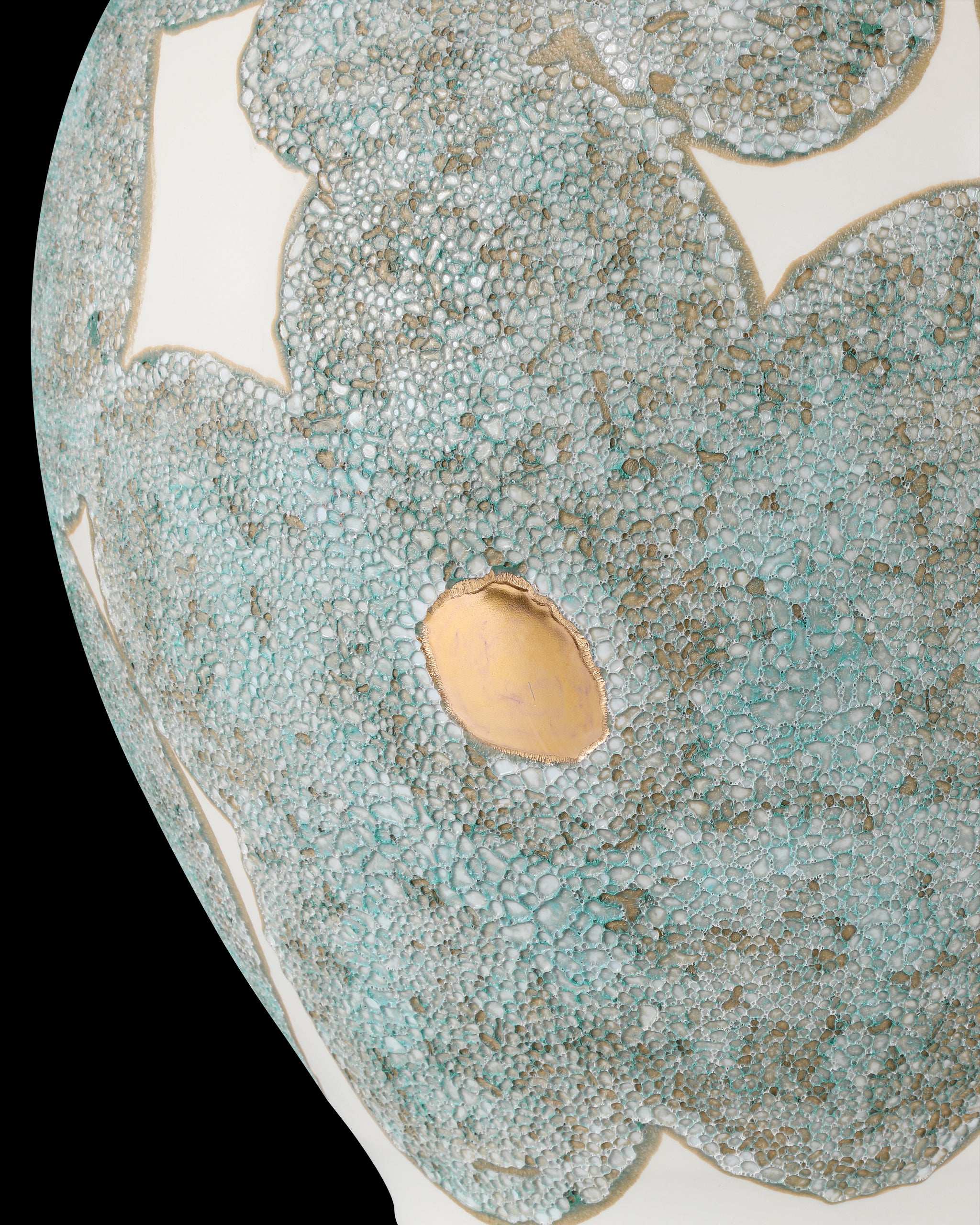 Currey & Company Bloom Blue & Ivory Vase