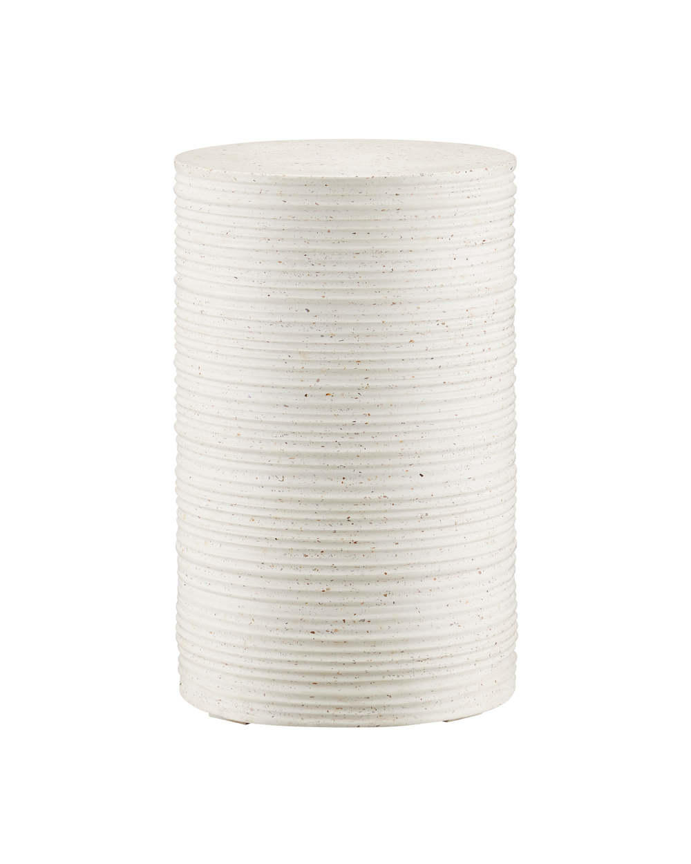 Currey & Company Cresta Ivory Terrazzo Drinks Table