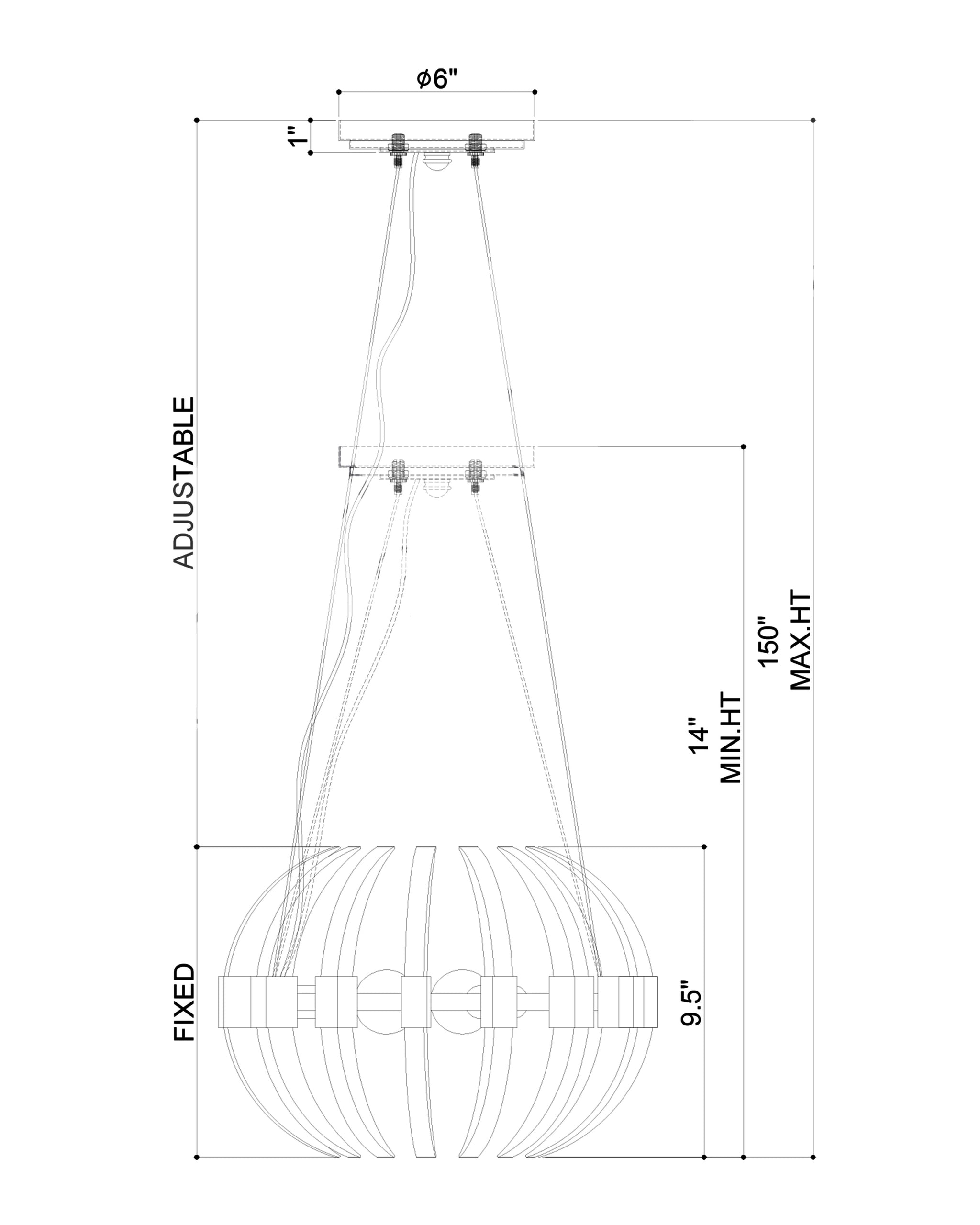 Currey & Company Coquette Small Brass Chandelier