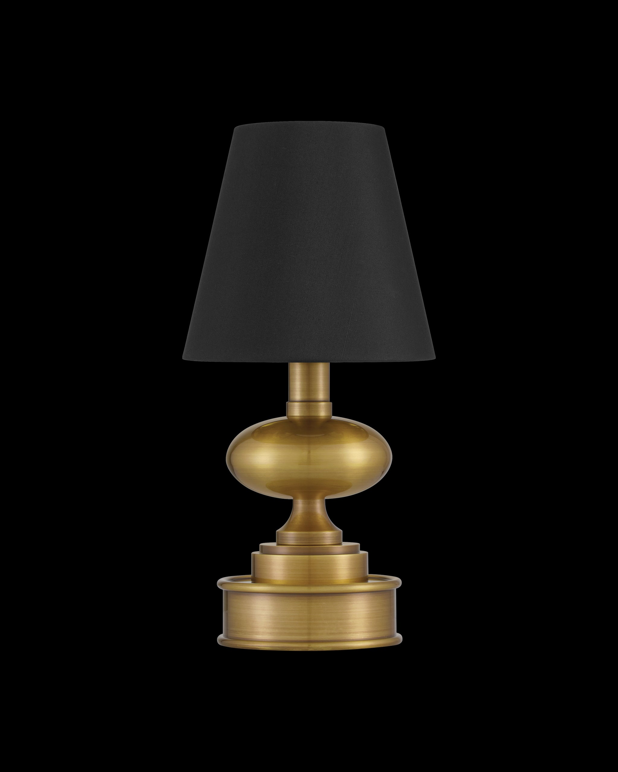 Currey & Company Galavant Brass Cordless Table Lamp