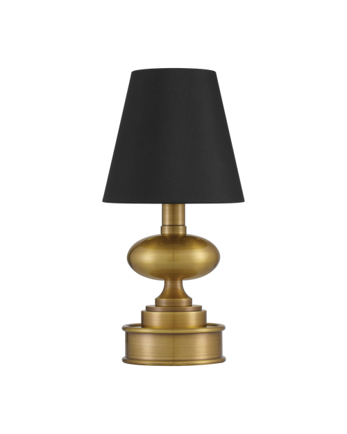 Currey & Company Galavant Brass Cordless Table Lamp