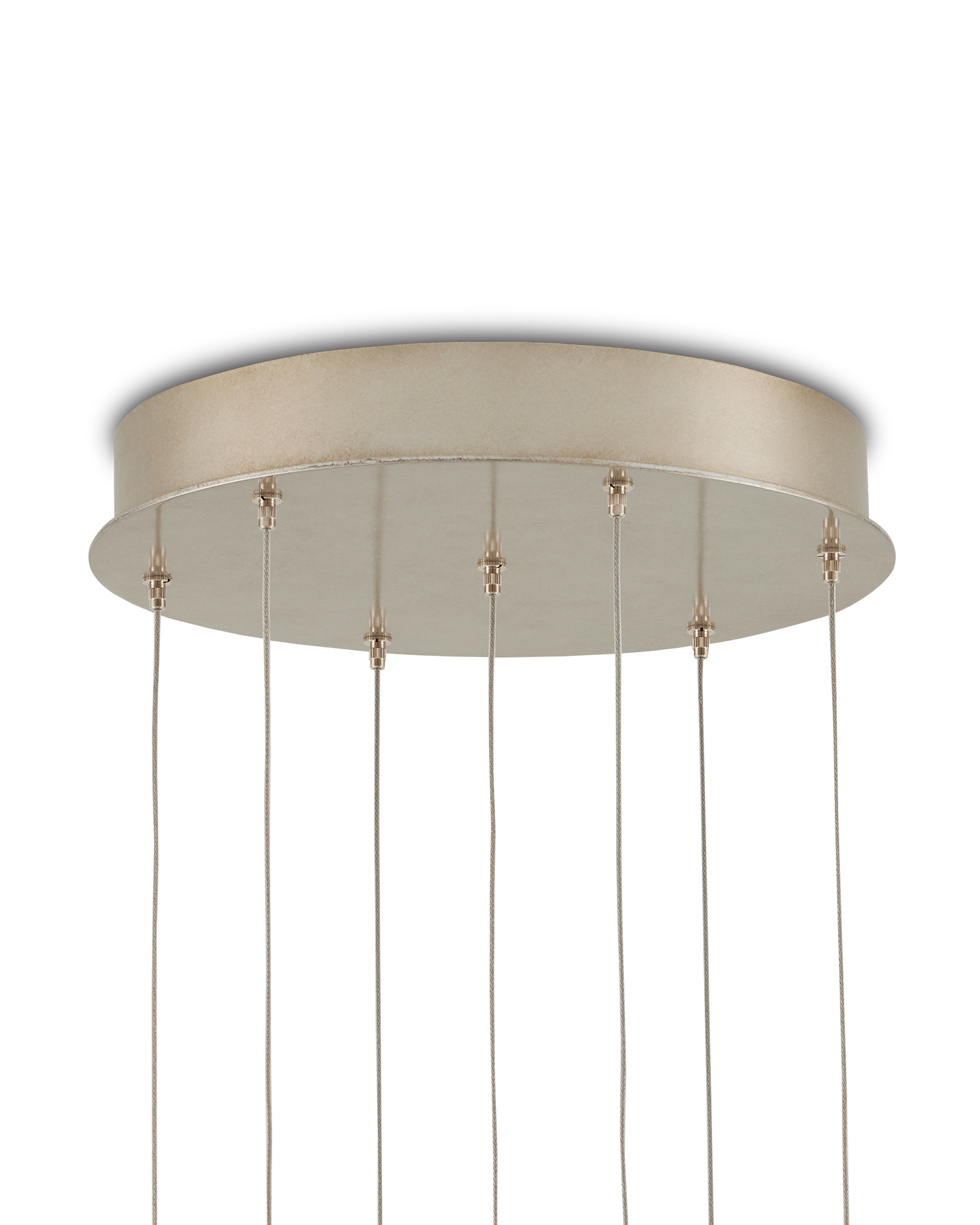 Currey And Company Polpo 7 Light Round Multi Drop Pendant