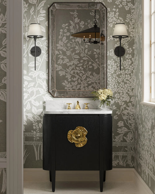 Currey and Company Briallen Bathroom Vanity Cabinet