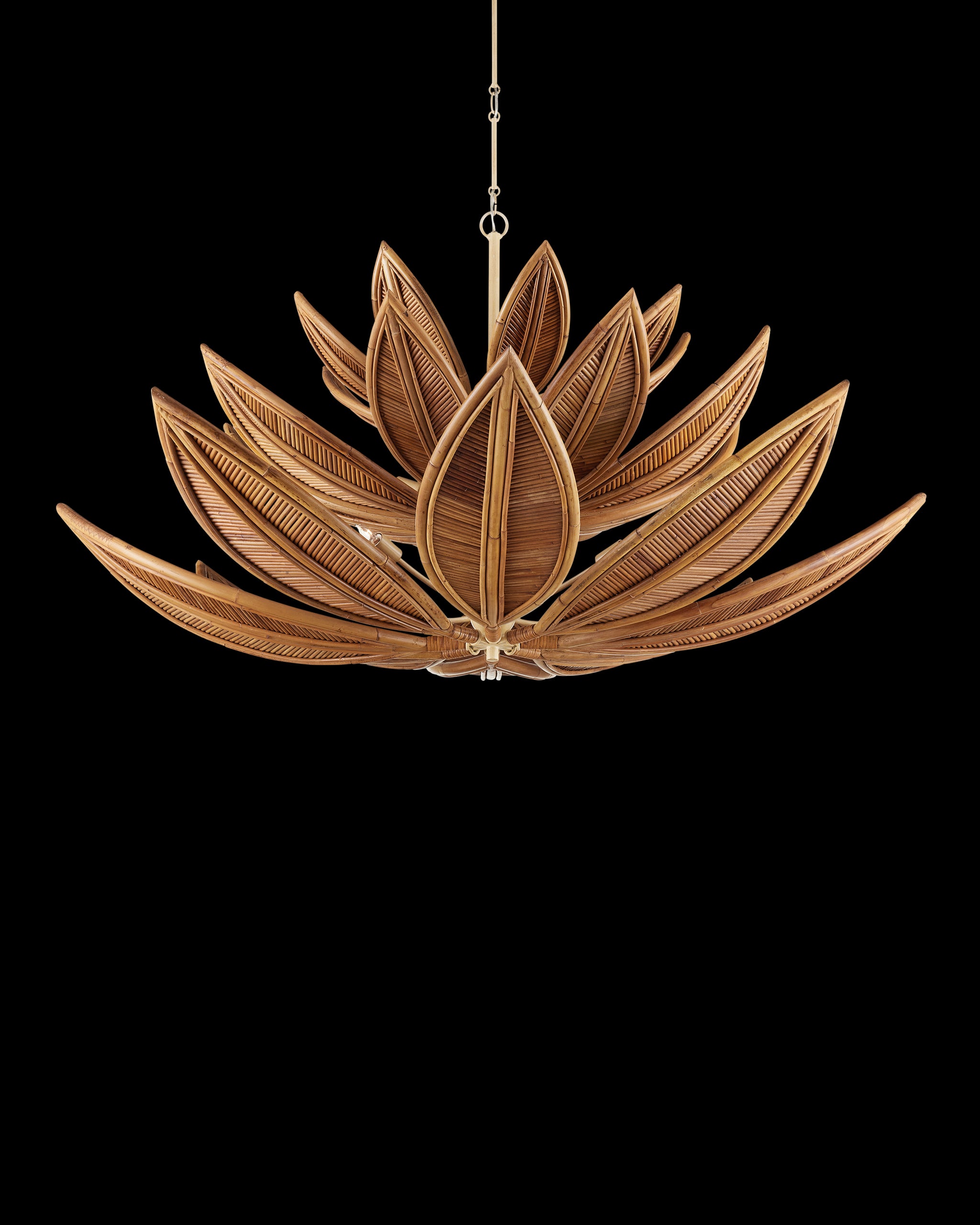 Currey & Company Cubana Three Tier Chandelier