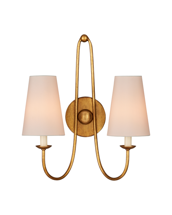 Currey & Company Brayden Double Light Wall Sconce