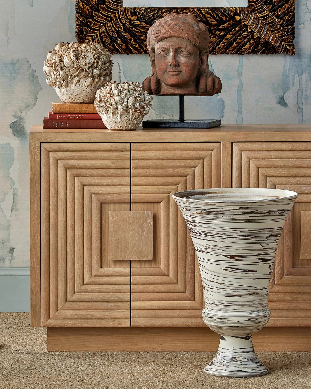 Currey & Company 25" Jejune Footed Vase