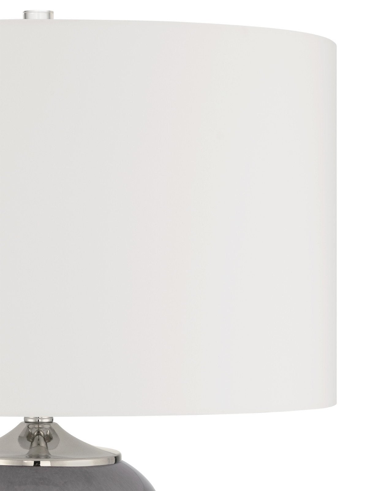 Currey & Company Lewes Gray Glass Table Lamp