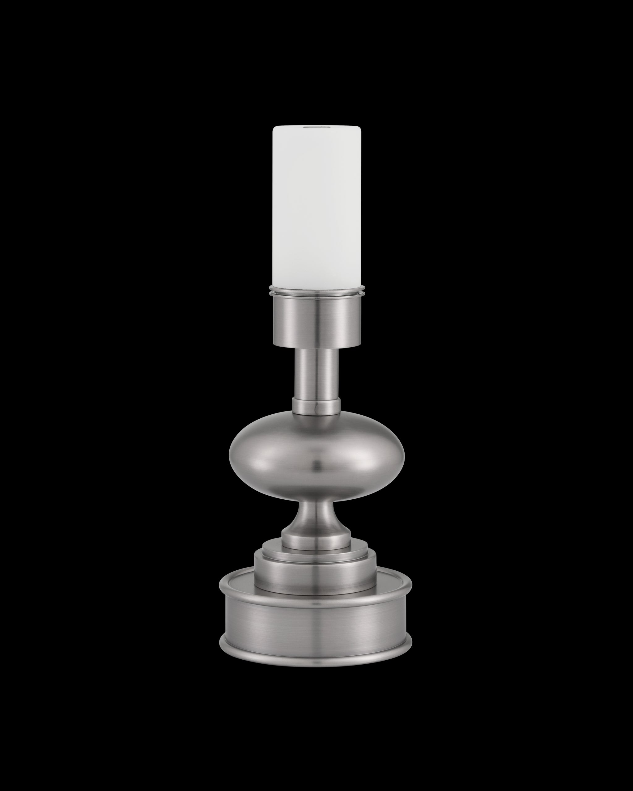 Currey & Company Galavant Nickel Cordless Table Lamp