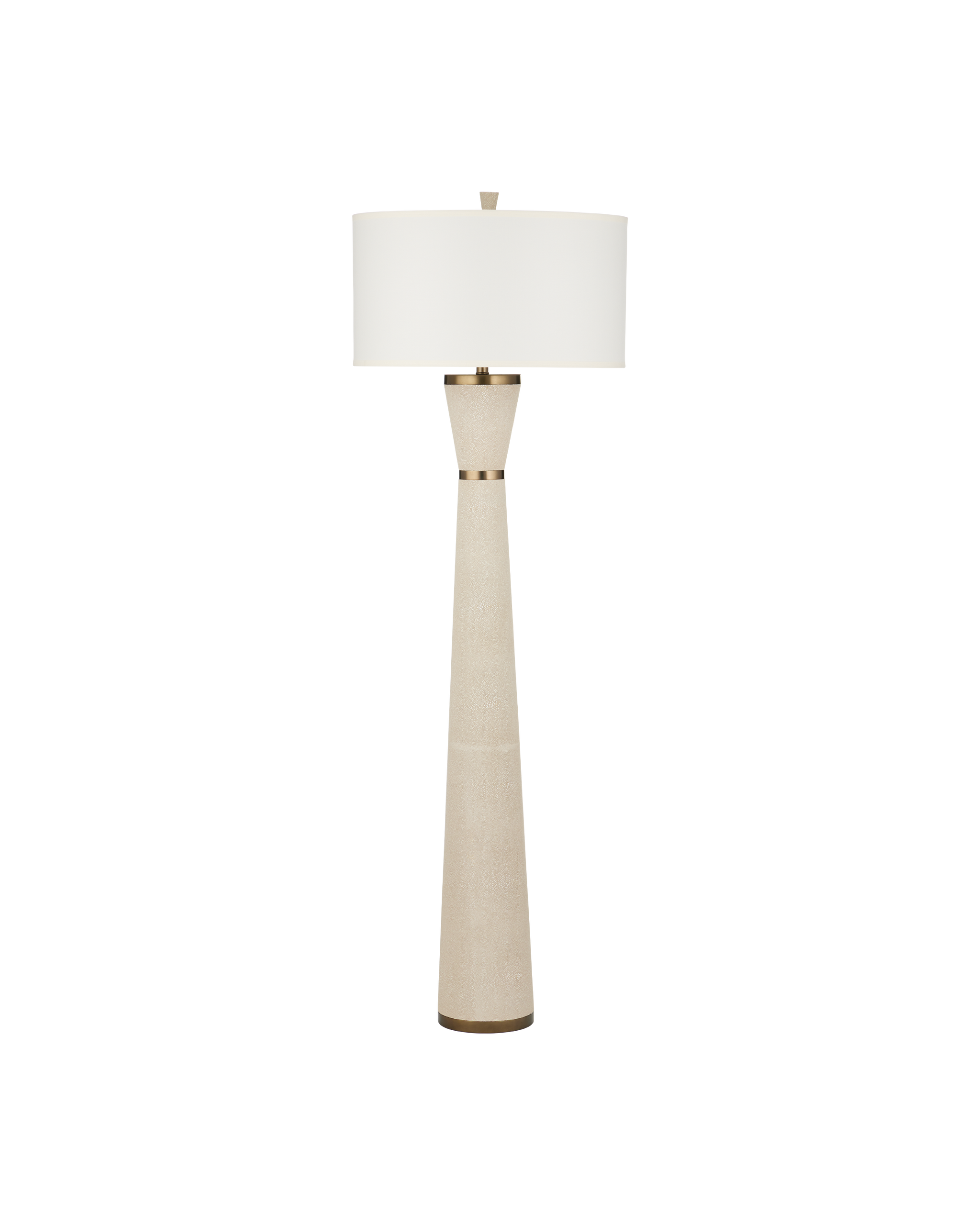 Currey & Company Galuchat Hourglass Floor Lamp