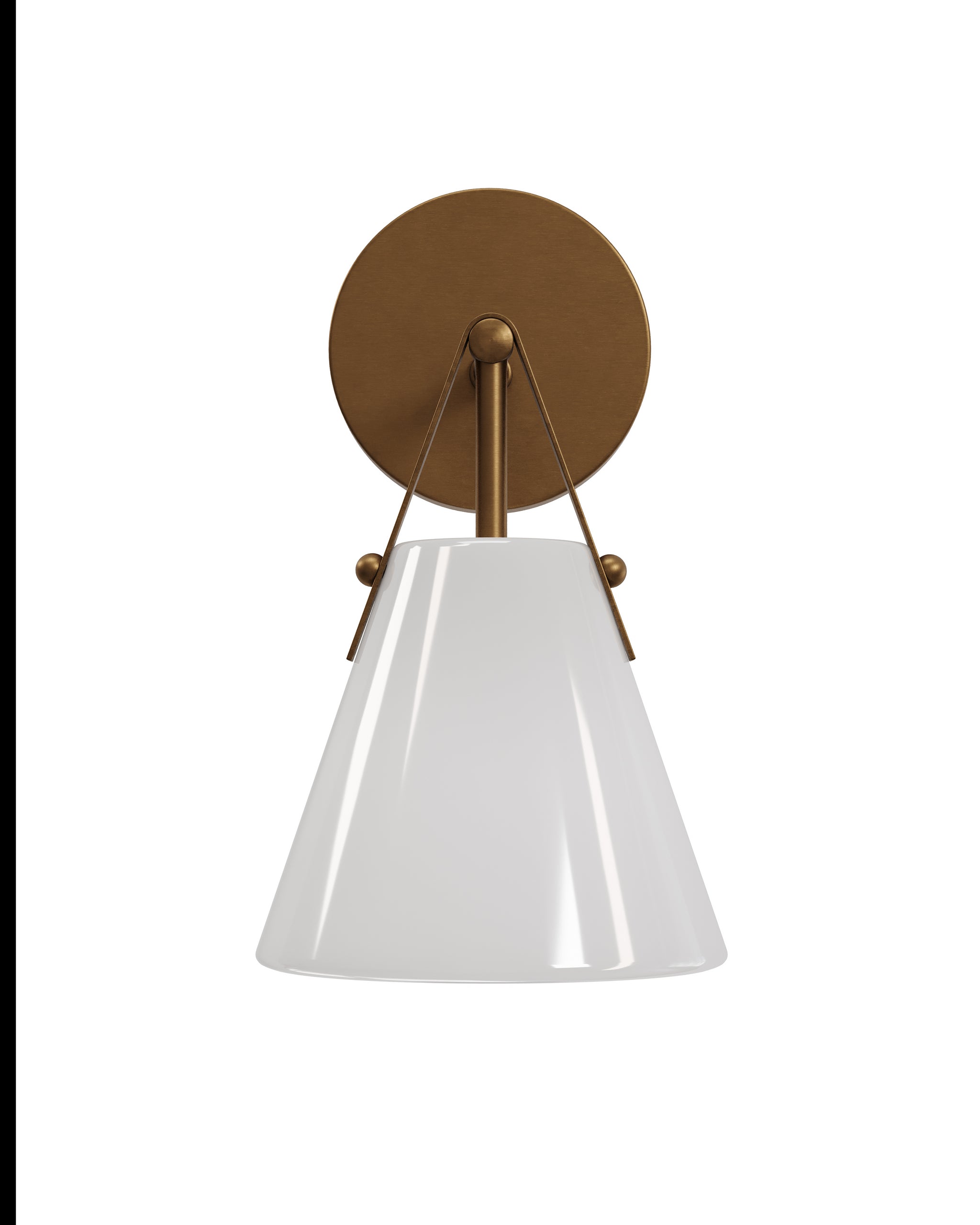 Currey & Company Bronwen Brass Bath Wall Sconce