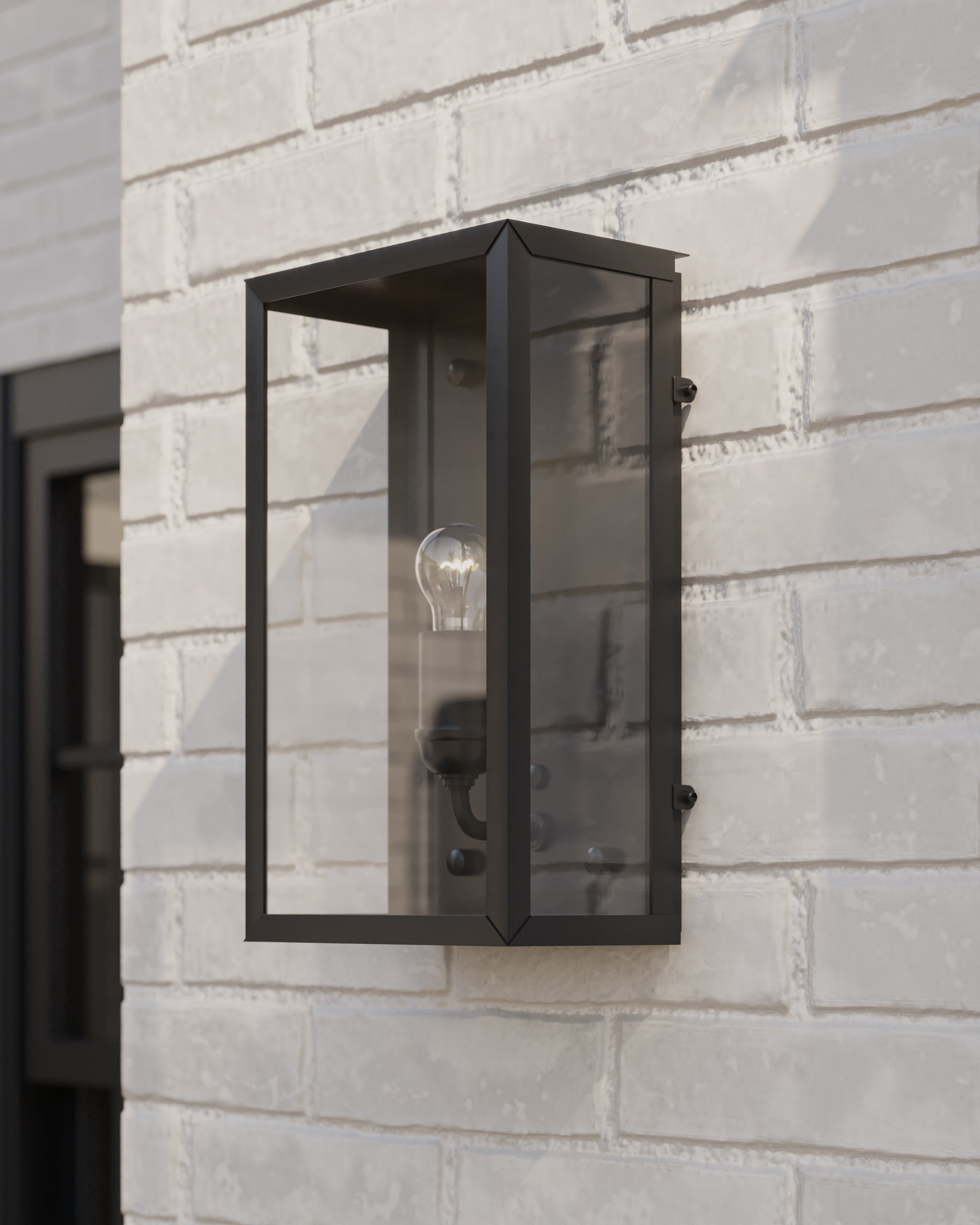 Currey & Company Royster Black Outdoor Wall Sconce