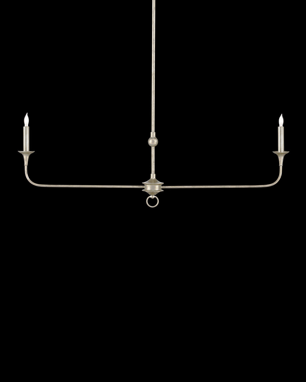 Currey & Company Nottaway Linear Champagne Chandelier