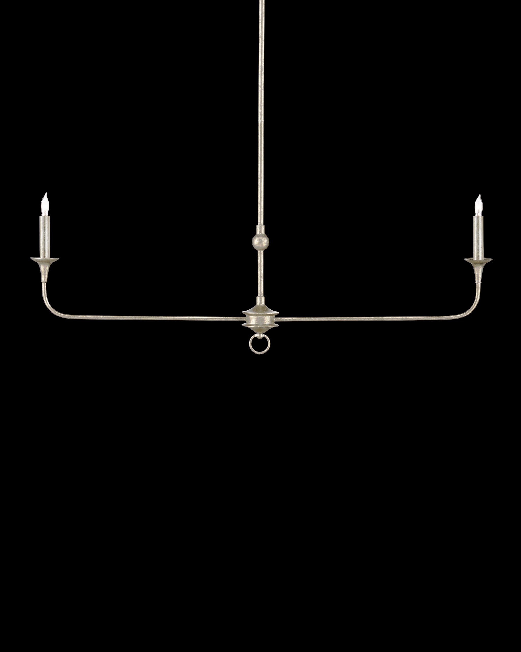 Currey & Company Nottaway Linear Champagne Chandelier