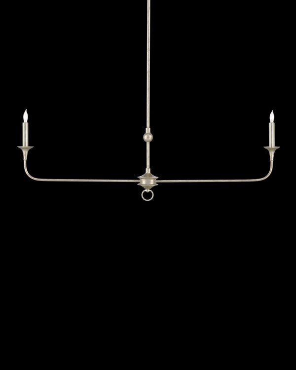 Currey & Company Nottaway Linear Champagne Chandelier