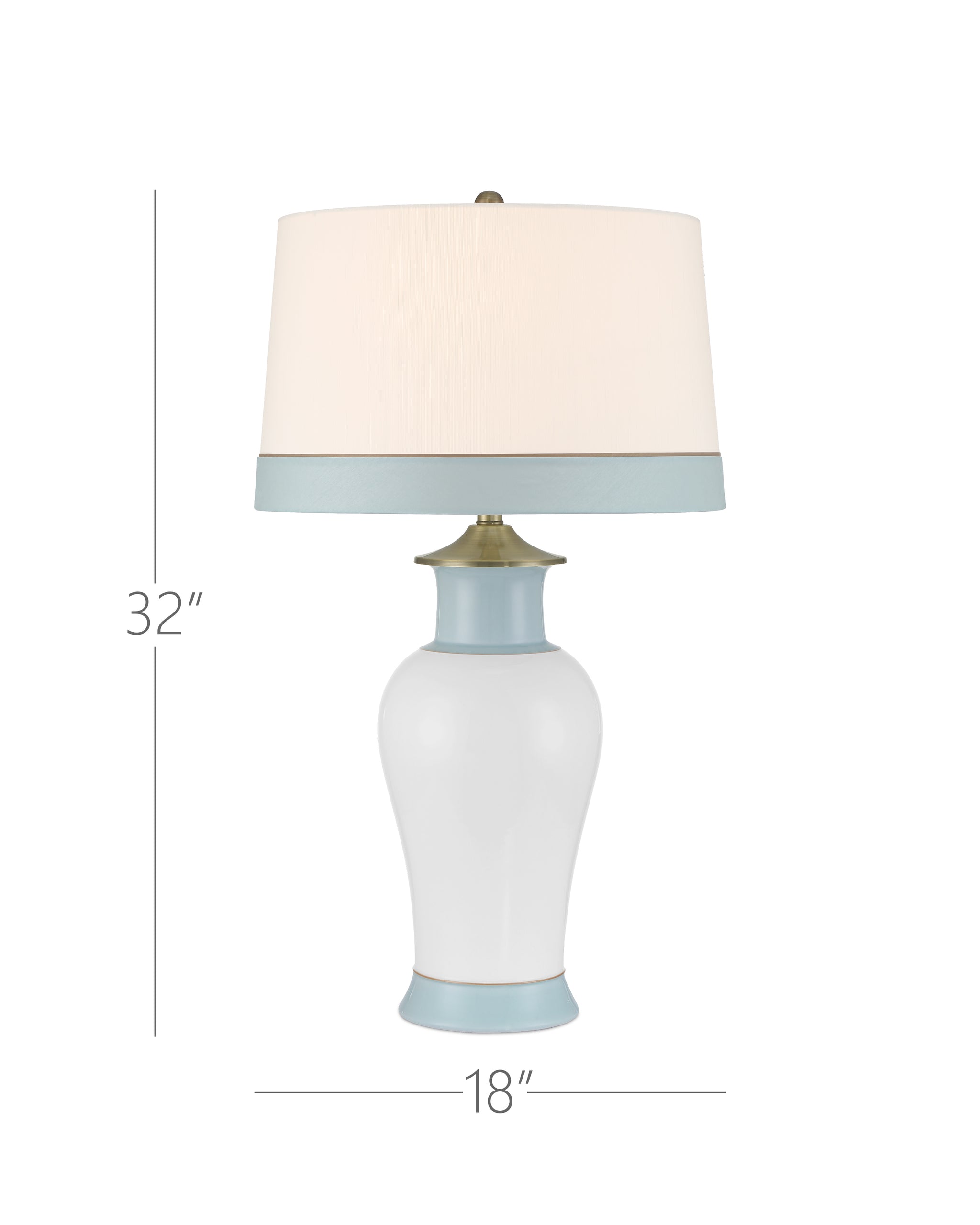 Currey & Company Kora Blue Table Lamp