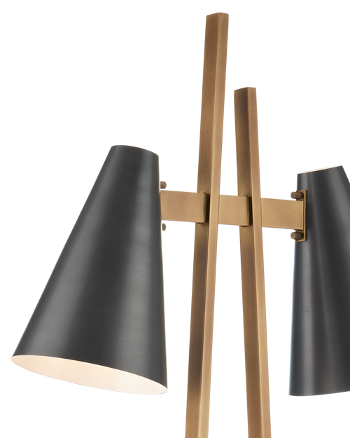 Currey & Company Duet Floor Lamp