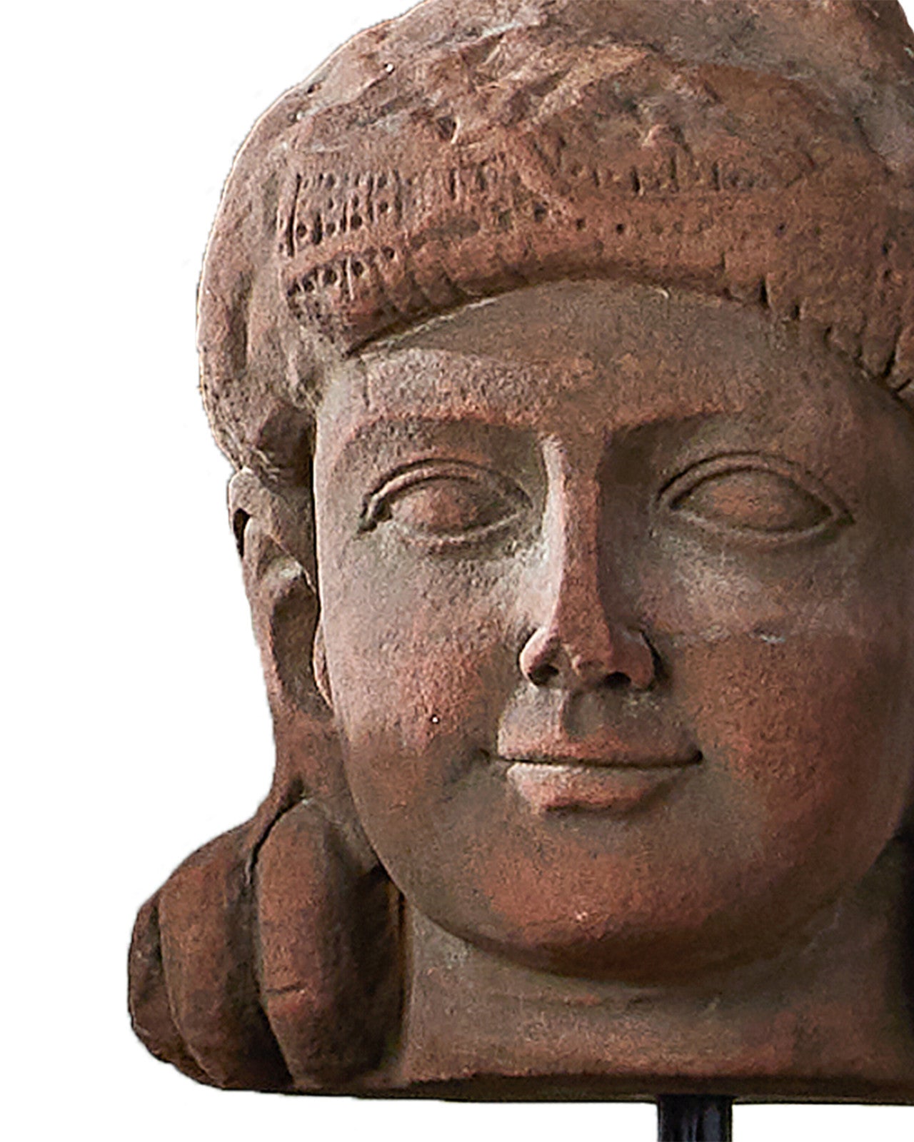 Currey & Company 16.75" Mathura Stone Head On Stand