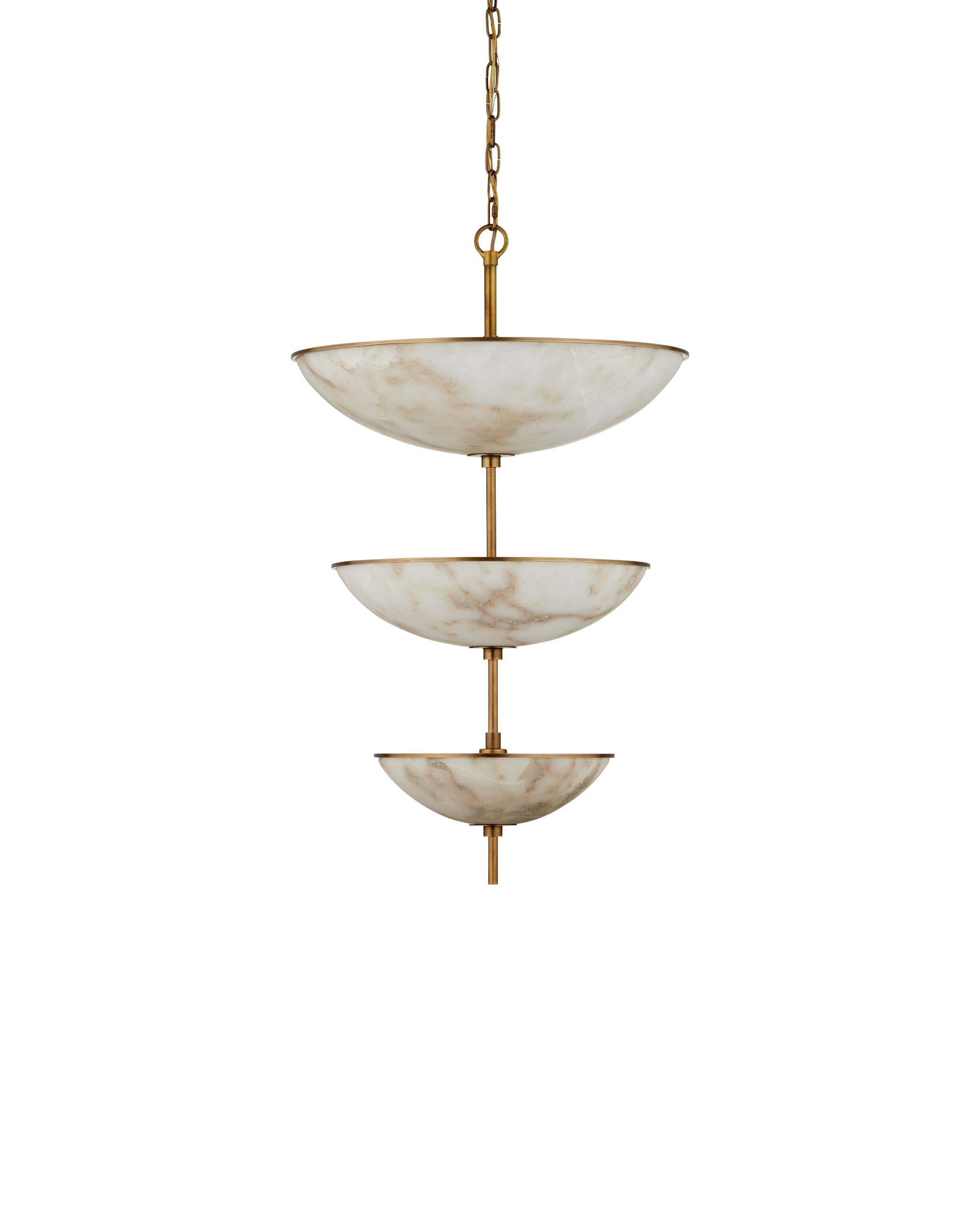 Currey & Company Volterra Three Tier Chandelier