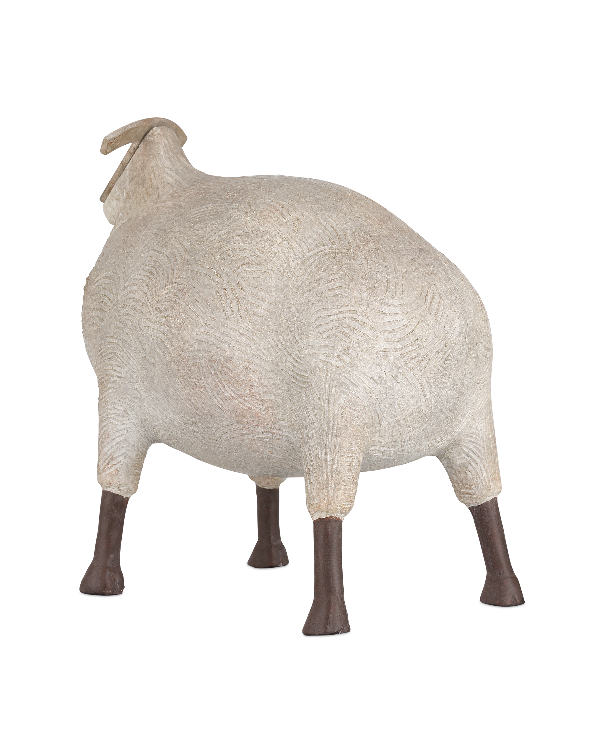Currey And Company Ancient Ram Sculpture