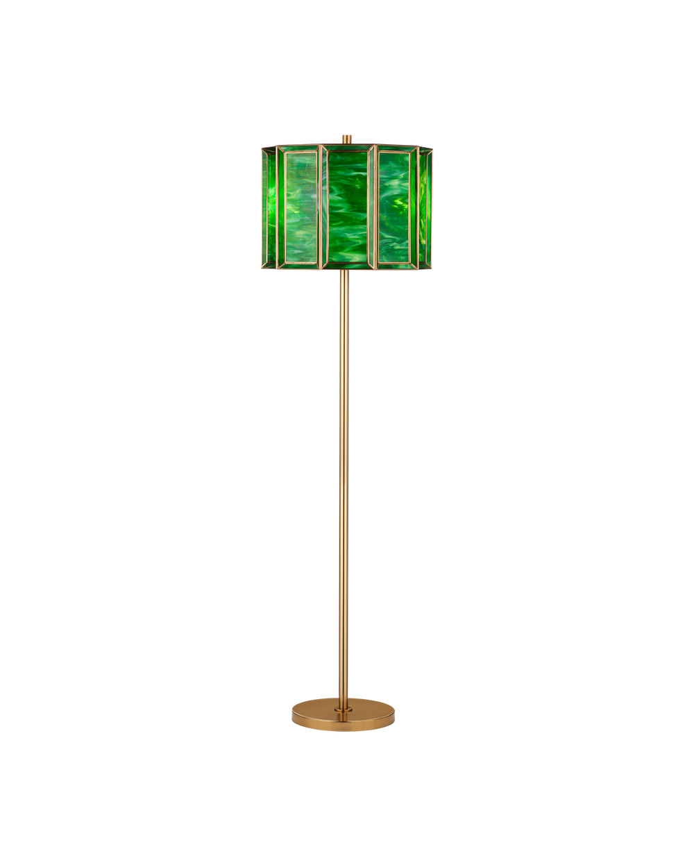 Currey & Company Daze Green Floor Lamp