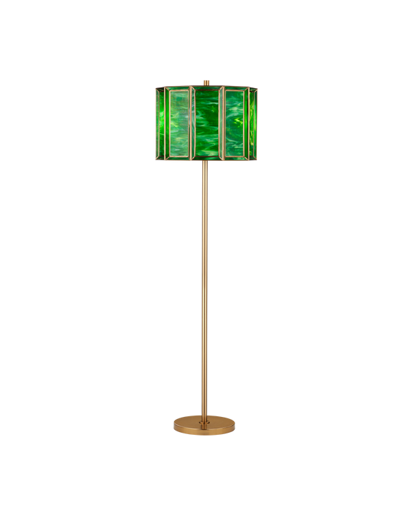 Currey & Company Daze Green Floor Lamp