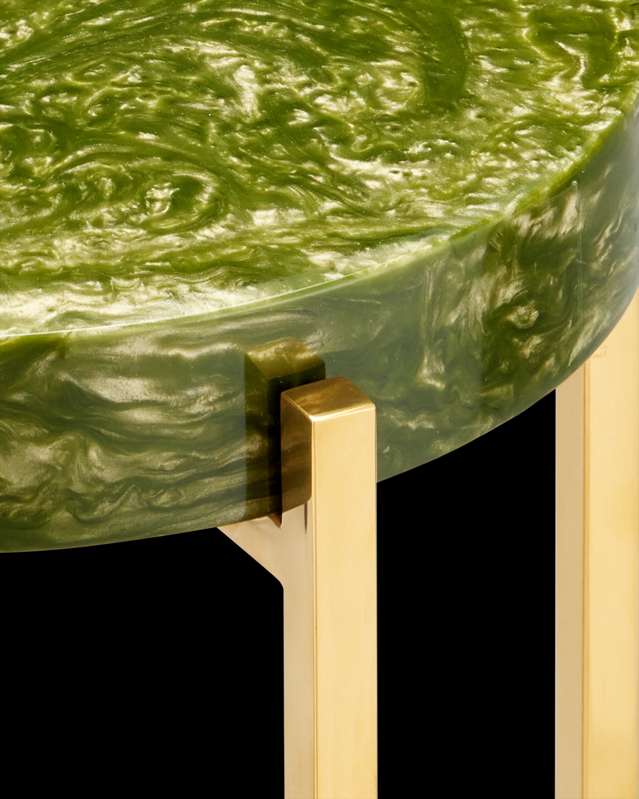 Currey & Company Rina Green Drinks Table