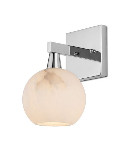 Currey & Company Bombelles Nickel Bath Wall Sconce