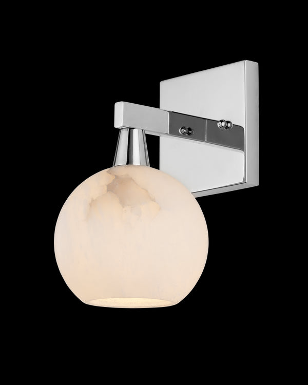 Currey & Company Bombelles Nickel Bath Wall Sconce