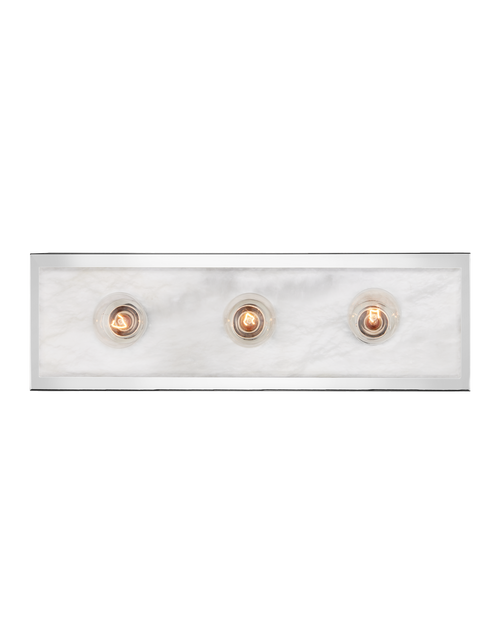 Currey & Company Berdine Medium Nickel Bath Wall Sconce