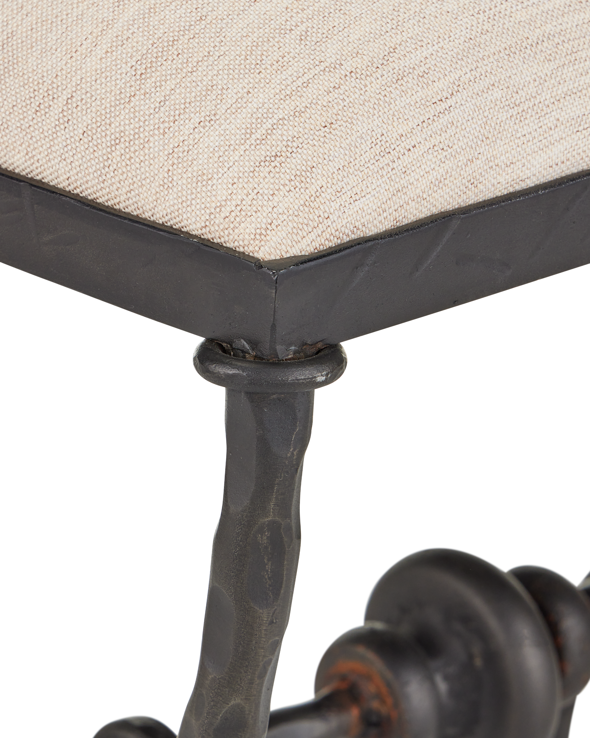 Currey & Company Agora Ottoman, Sparks Givry