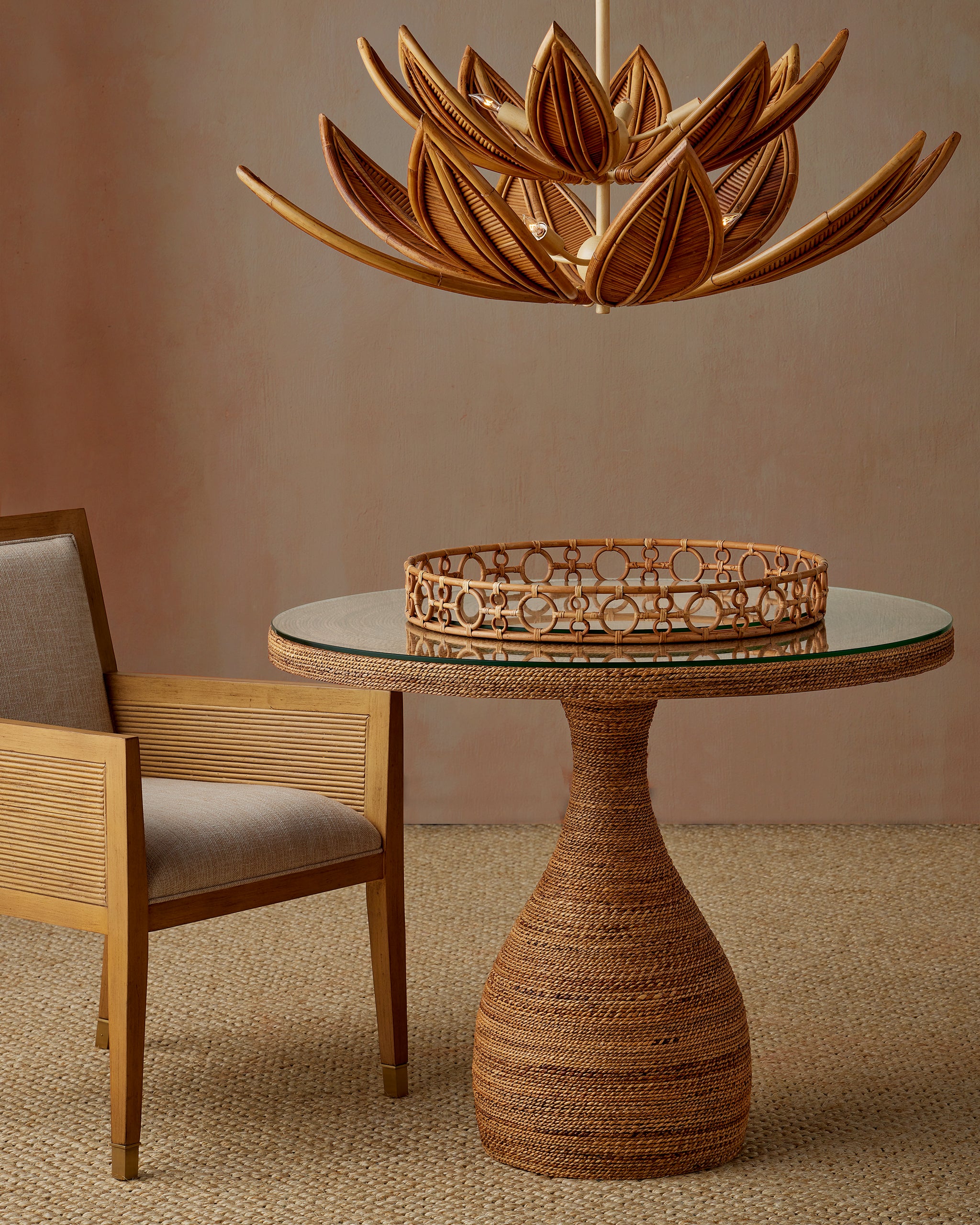 Currey & Company Tegal Decorative Serving Tray